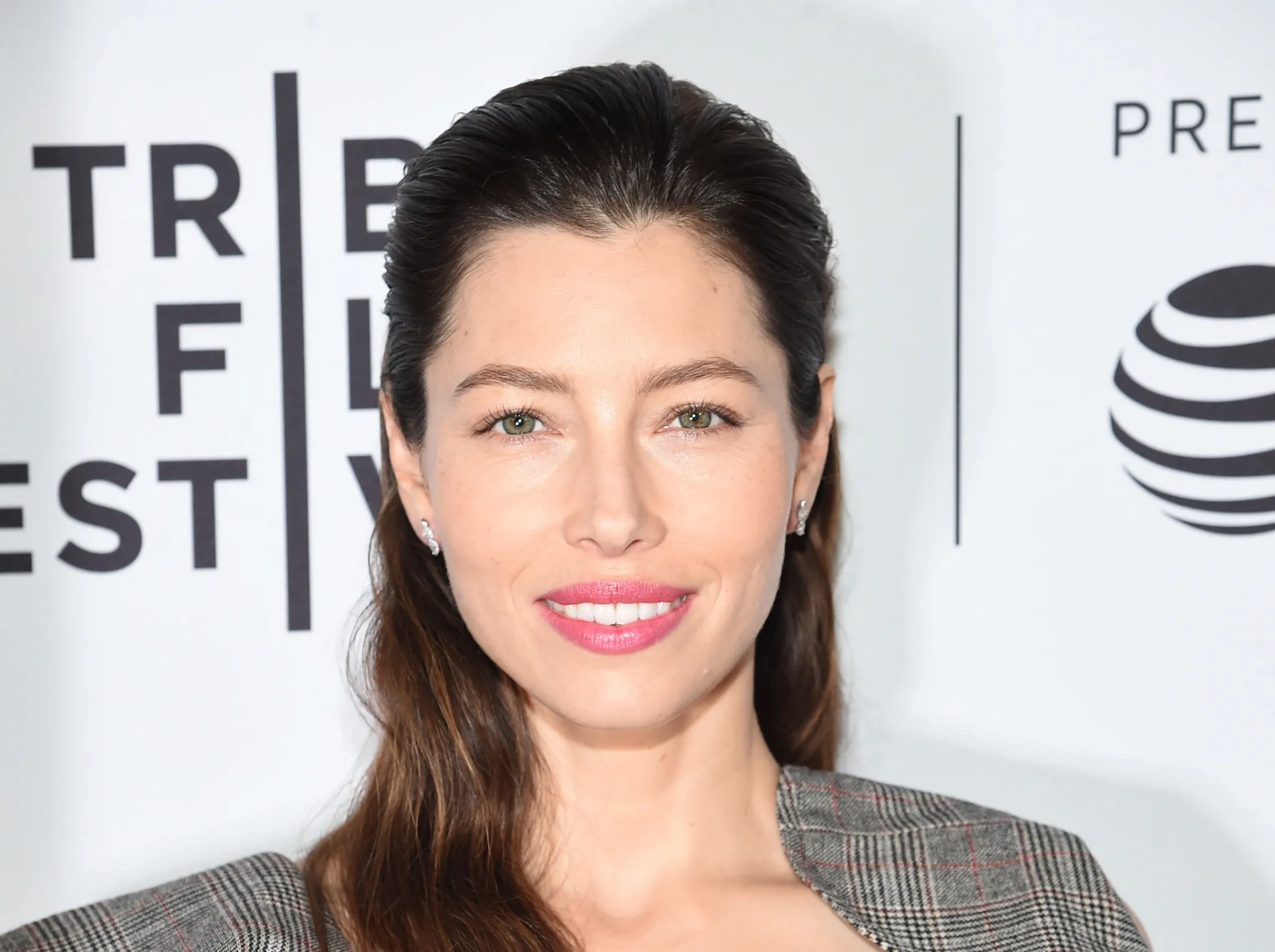 Jessica Biel at an event for The Sinner (2017)