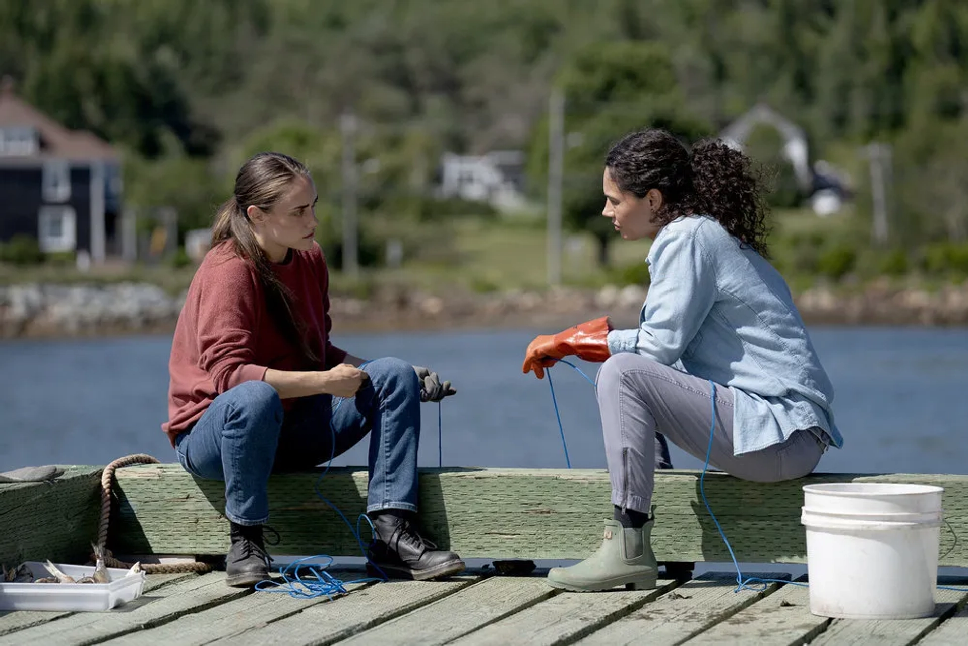 Mercedes de la Zerda and Alice Kremelberg in The Sinner: Part V (2021)