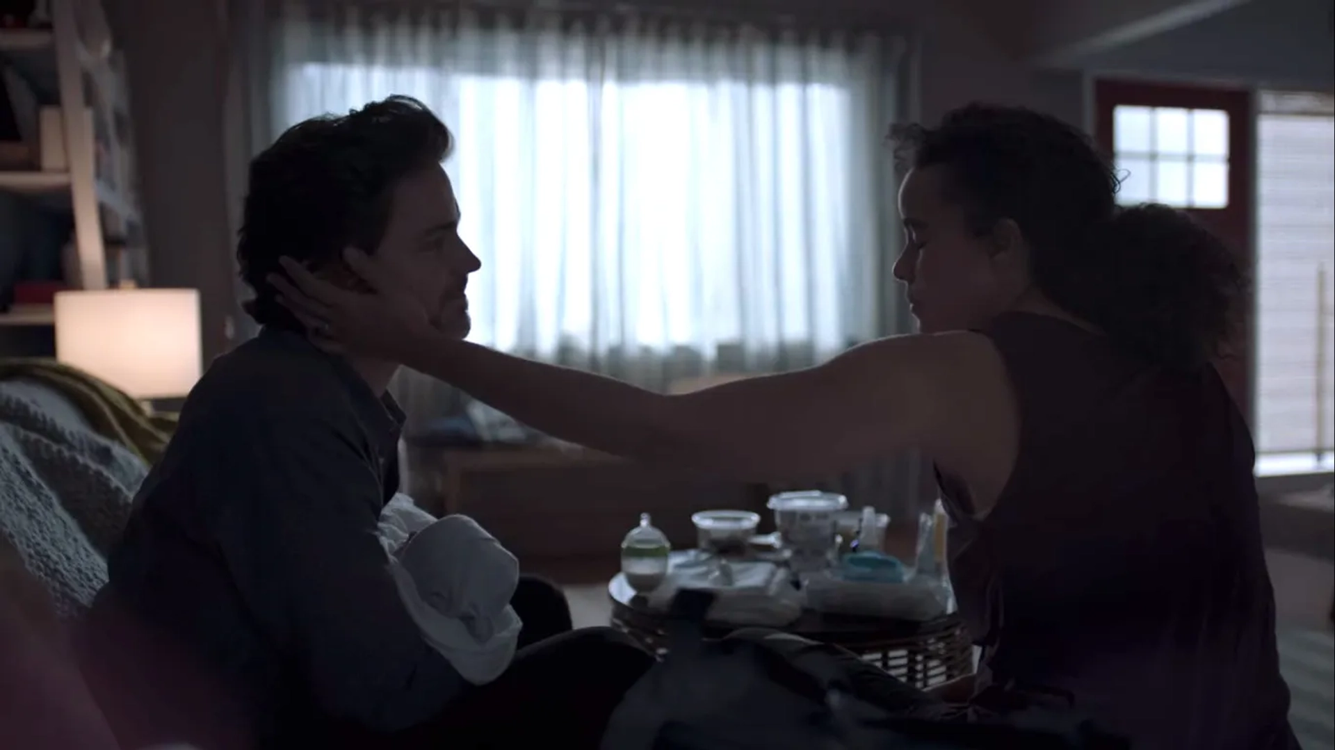 Matt Bomer and Parisa Fitz-Henley in The Sinner: Part V (2020)