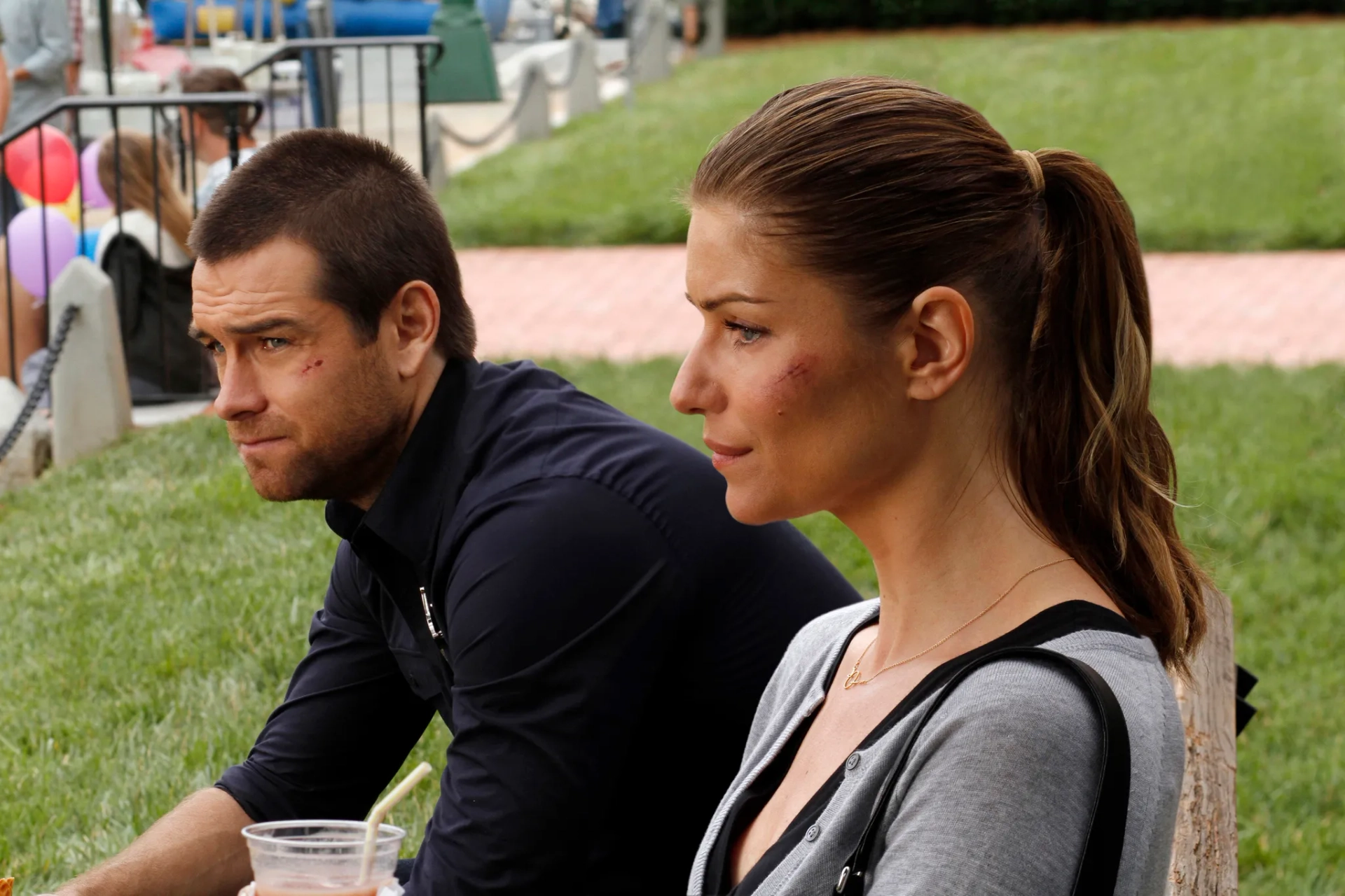 Ivana Milicevic and Antony Starr in Banshee (2013)