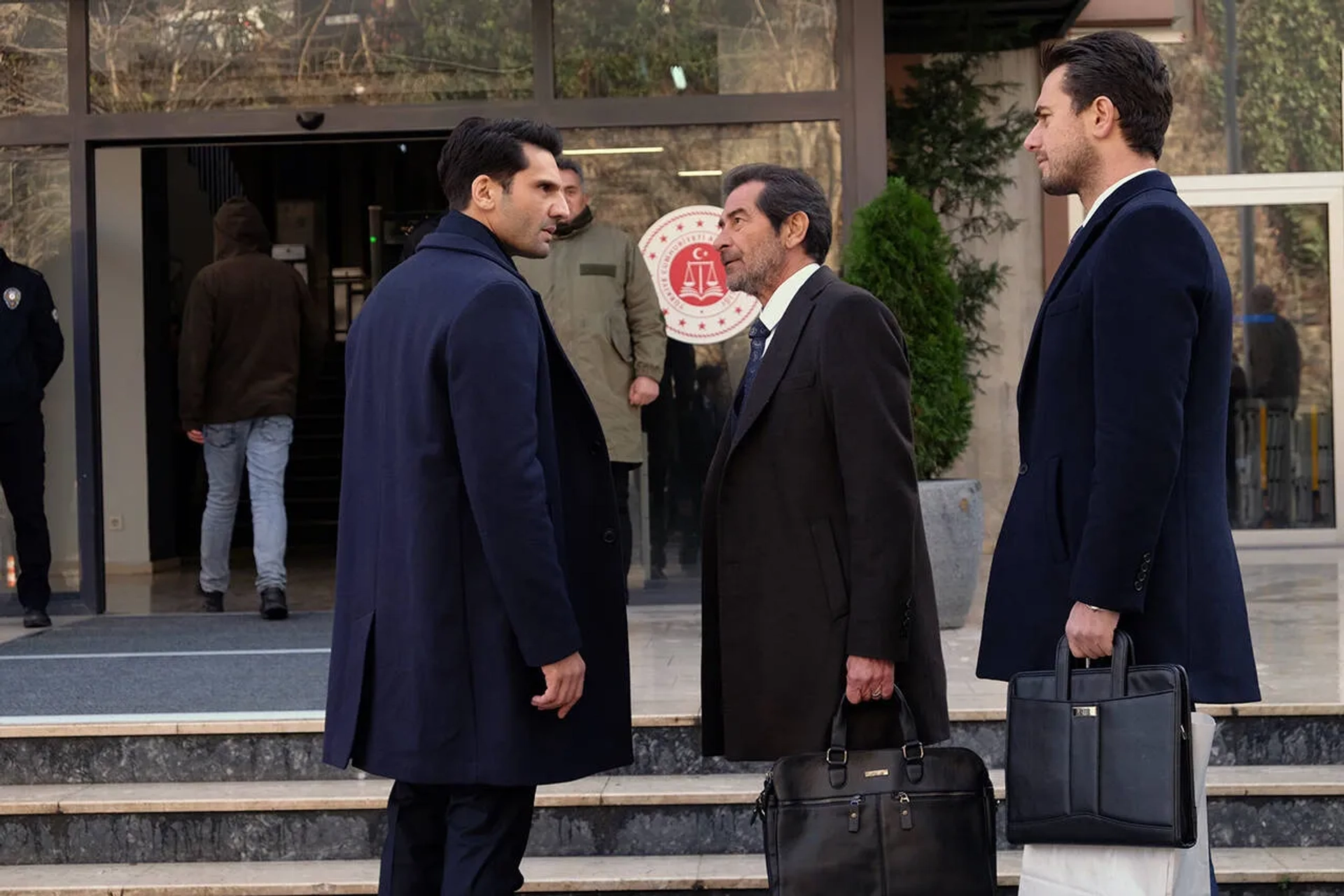 Ugur Polat, Kaan Urgancioglu, and Hakan Dinçkol in Family Secrets (2021)