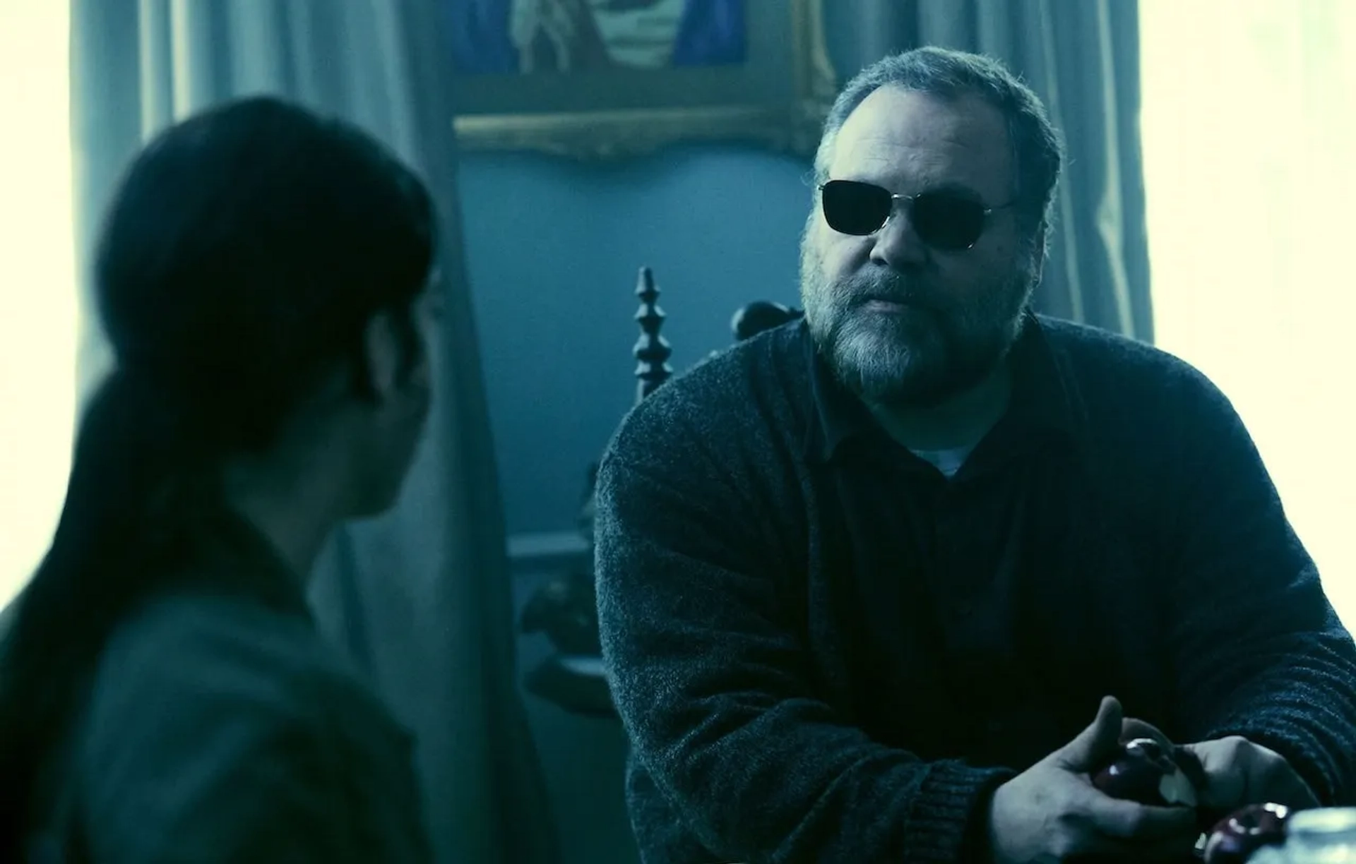 Vincent D'Onofrio and Matilda Anna Ingrid Lutz in Rings (2017)