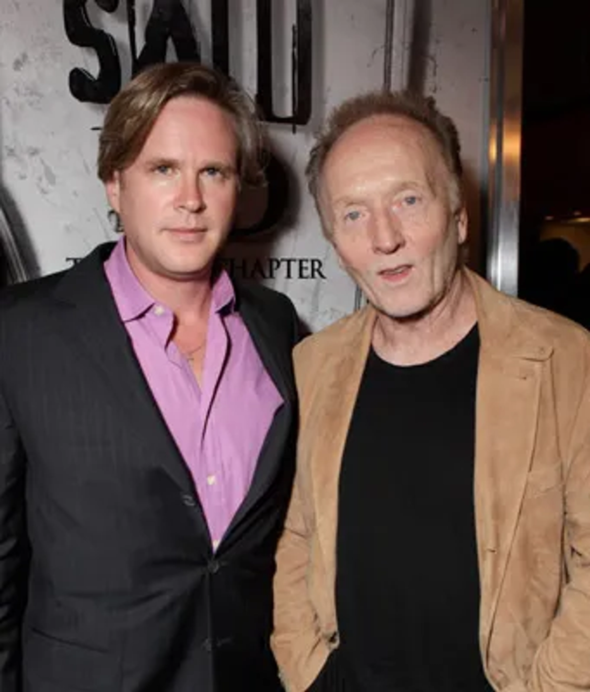 Cary Elwes and Tobin Bell at an event for Saw 3D (2010)