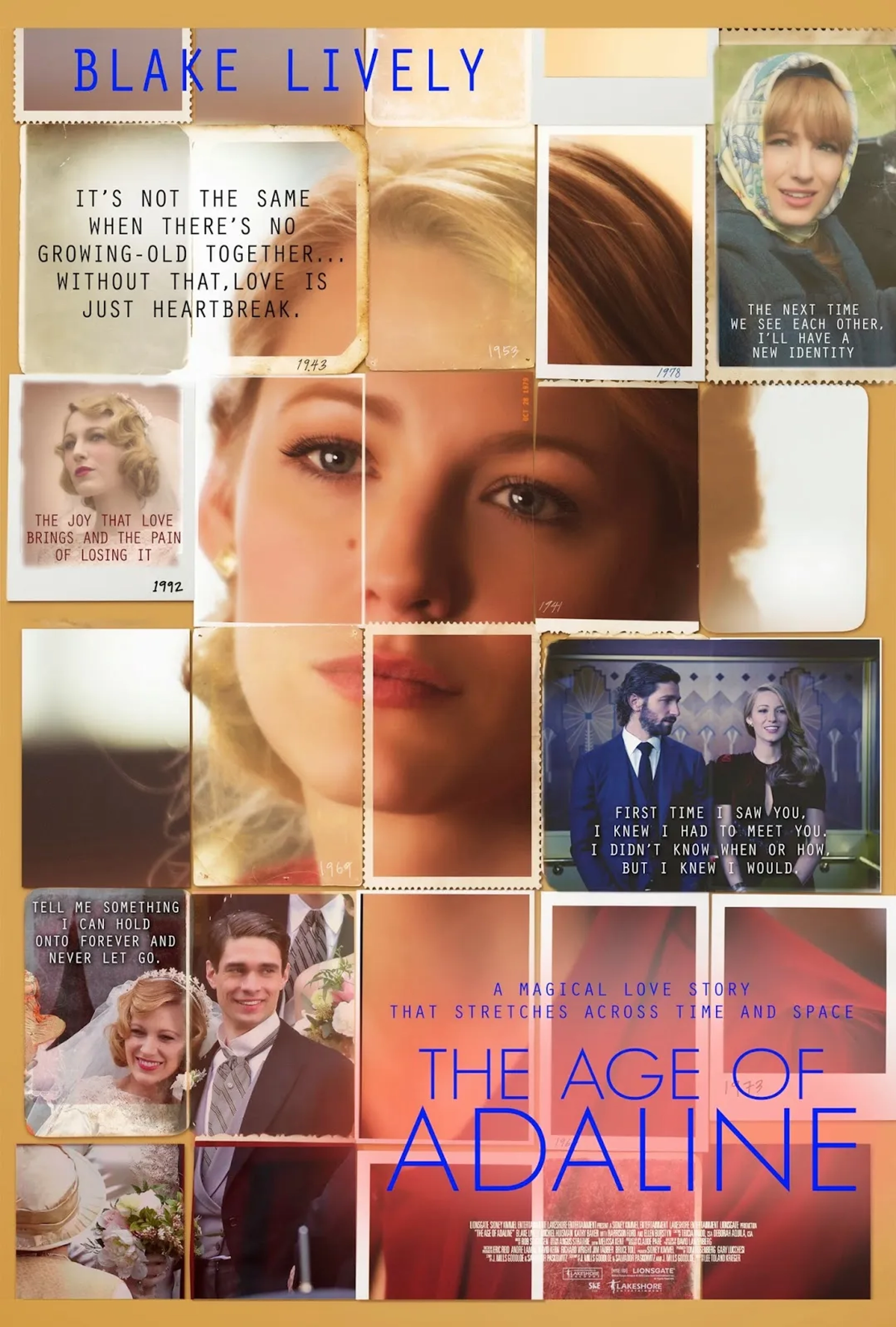 Michiel Huisman, Blake Lively, and Anthony Ingruber in The Age of Adaline (2015)