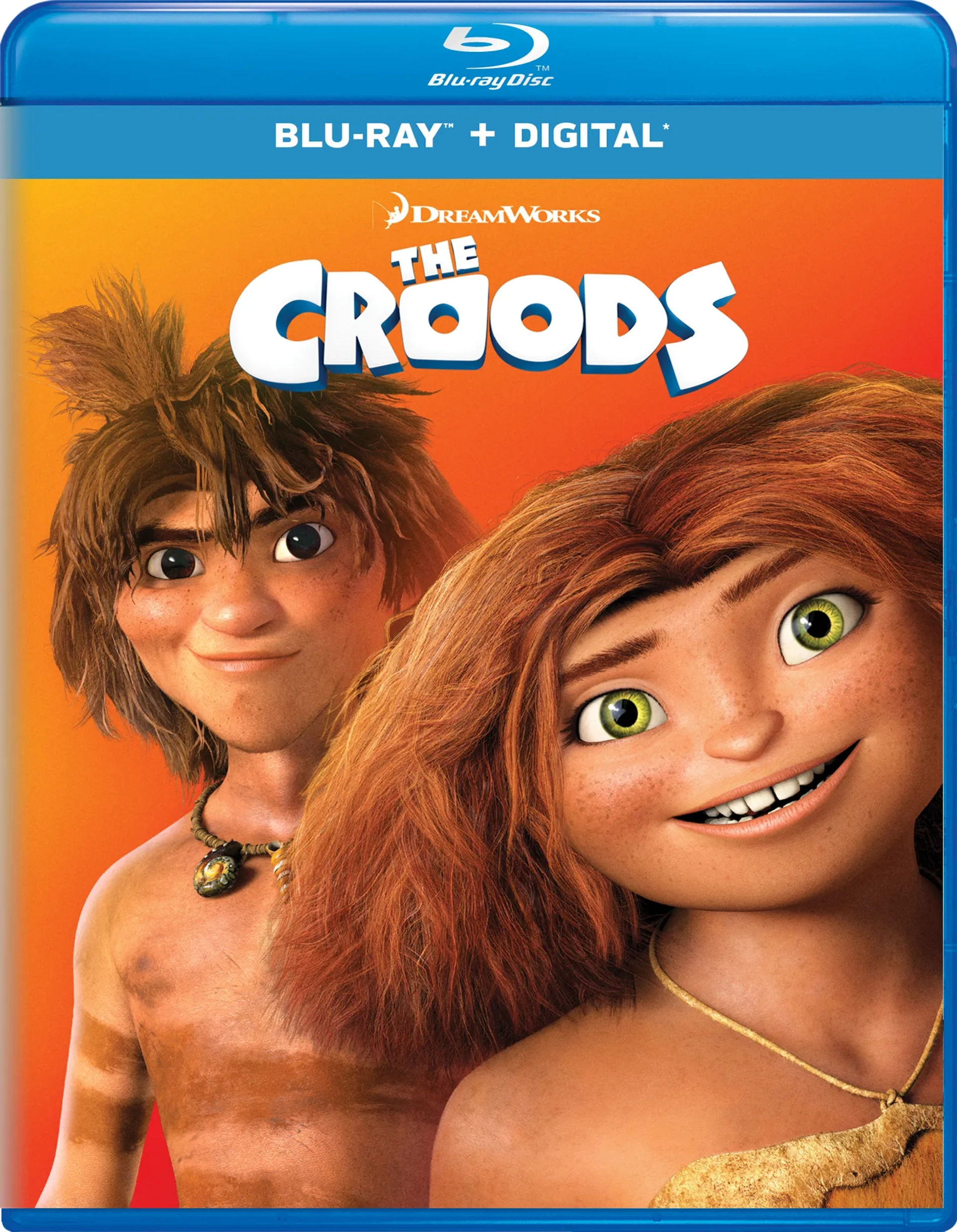 Ryan Reynolds and Emma Stone in The Croods (2013)