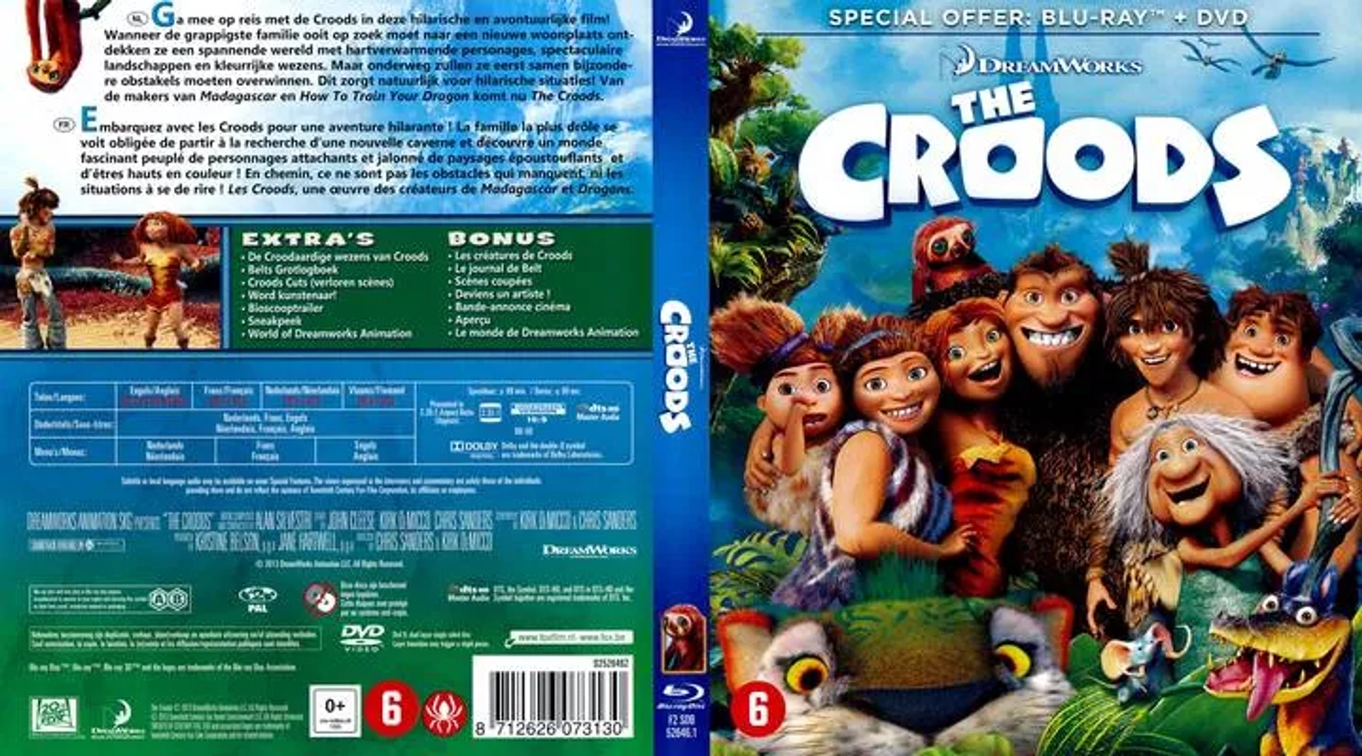 Nicolas Cage, Catherine Keener, Cloris Leachman, Ryan Reynolds, Clark Duke, Chris Sanders, Randy Thom, and Emma Stone in The Croods (2013)