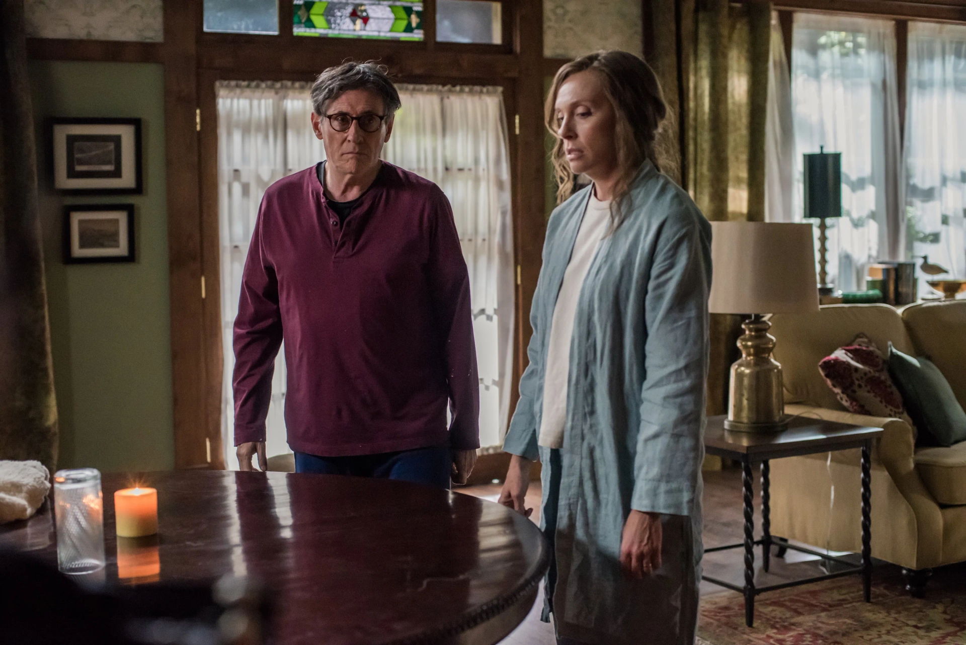 Gabriel Byrne and Toni Collette in Hereditary (2018)