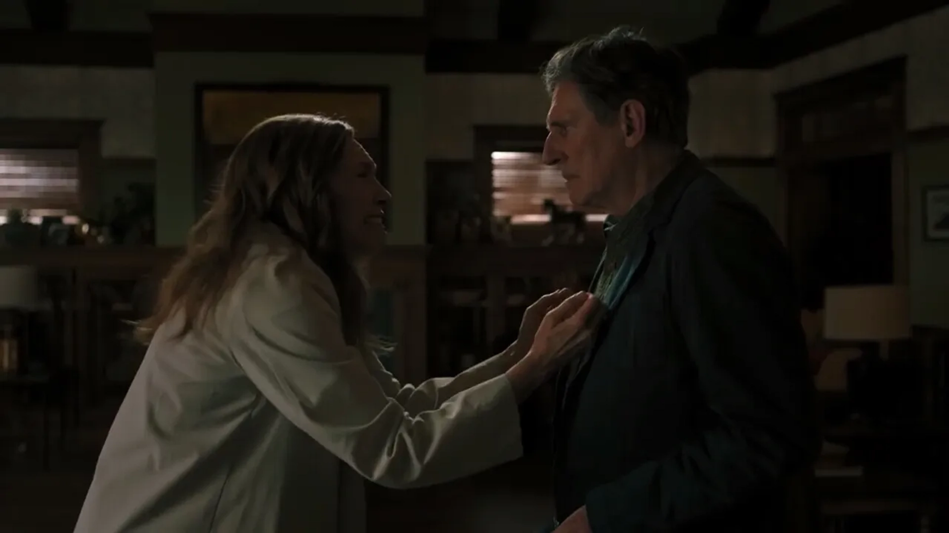 Gabriel Byrne and Toni Collette in Hereditary (2018)