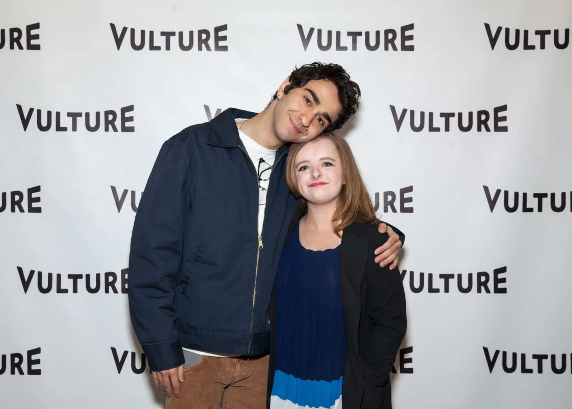 Alex Wolff and Milly Shapiro at an event for Hereditary (2018)