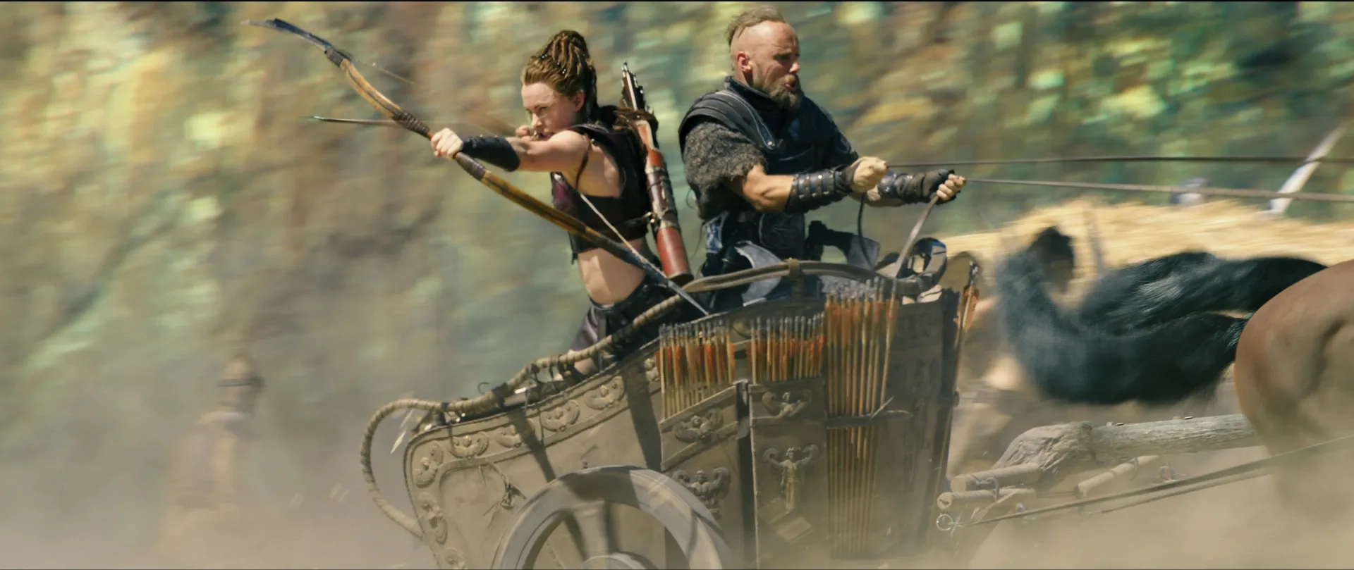 Aksel Hennie and Ingrid Bolsø Berdal in Hercules (2014)