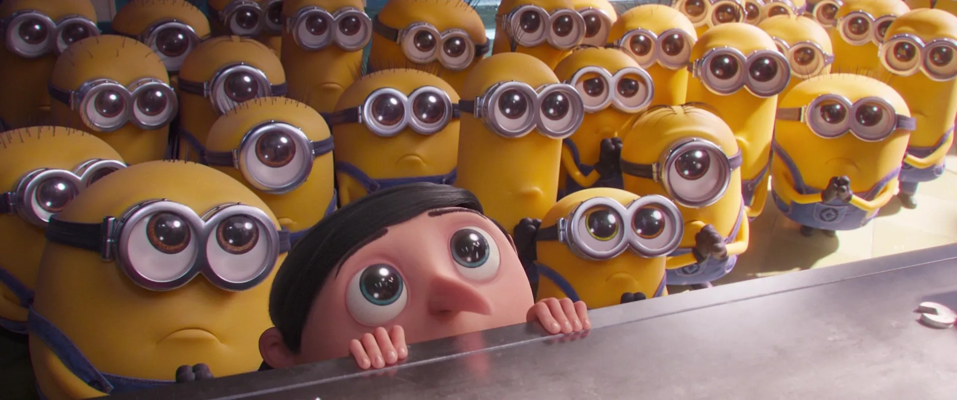 Kyle Balda, Steve Carell, and Pierre Coffin in Minions: The Rise of Gru (2022)