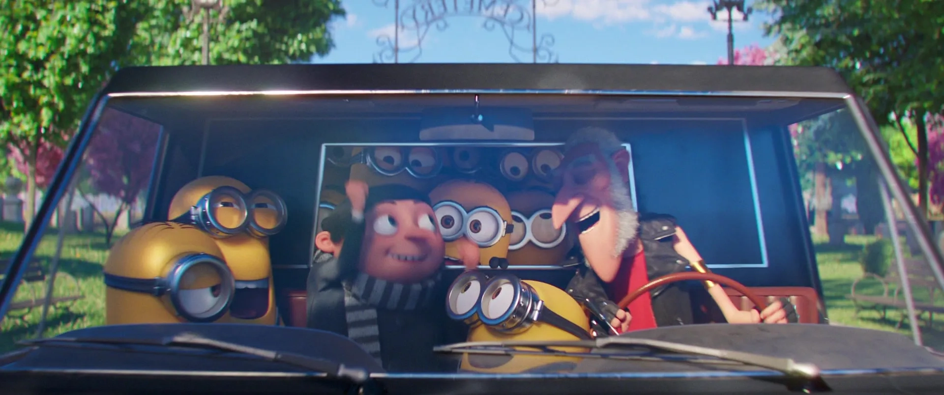 Alan Arkin, Kyle Balda, Steve Carell, and Pierre Coffin in Minions: The Rise of Gru (2022)