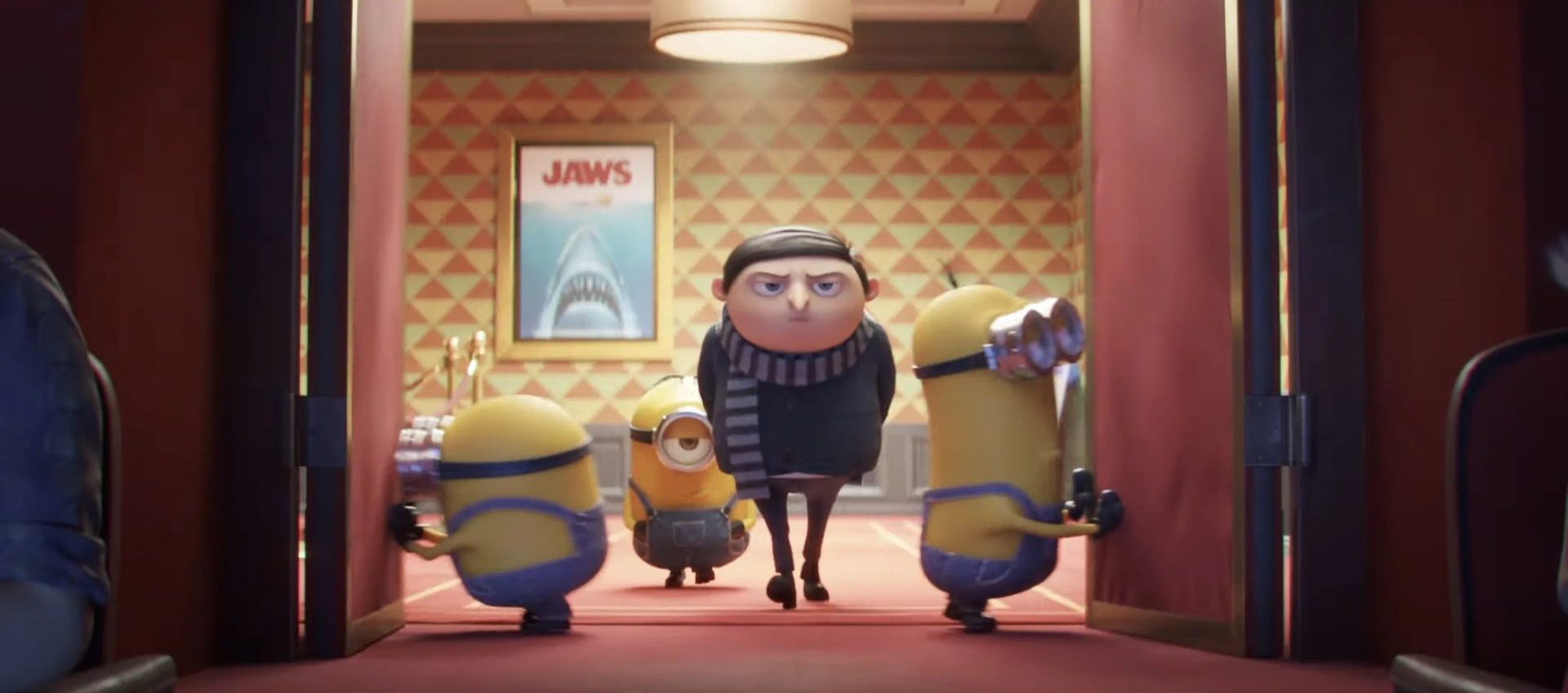 Steve Carell and Pierre Coffin in Minions: The Rise of Gru (2022)