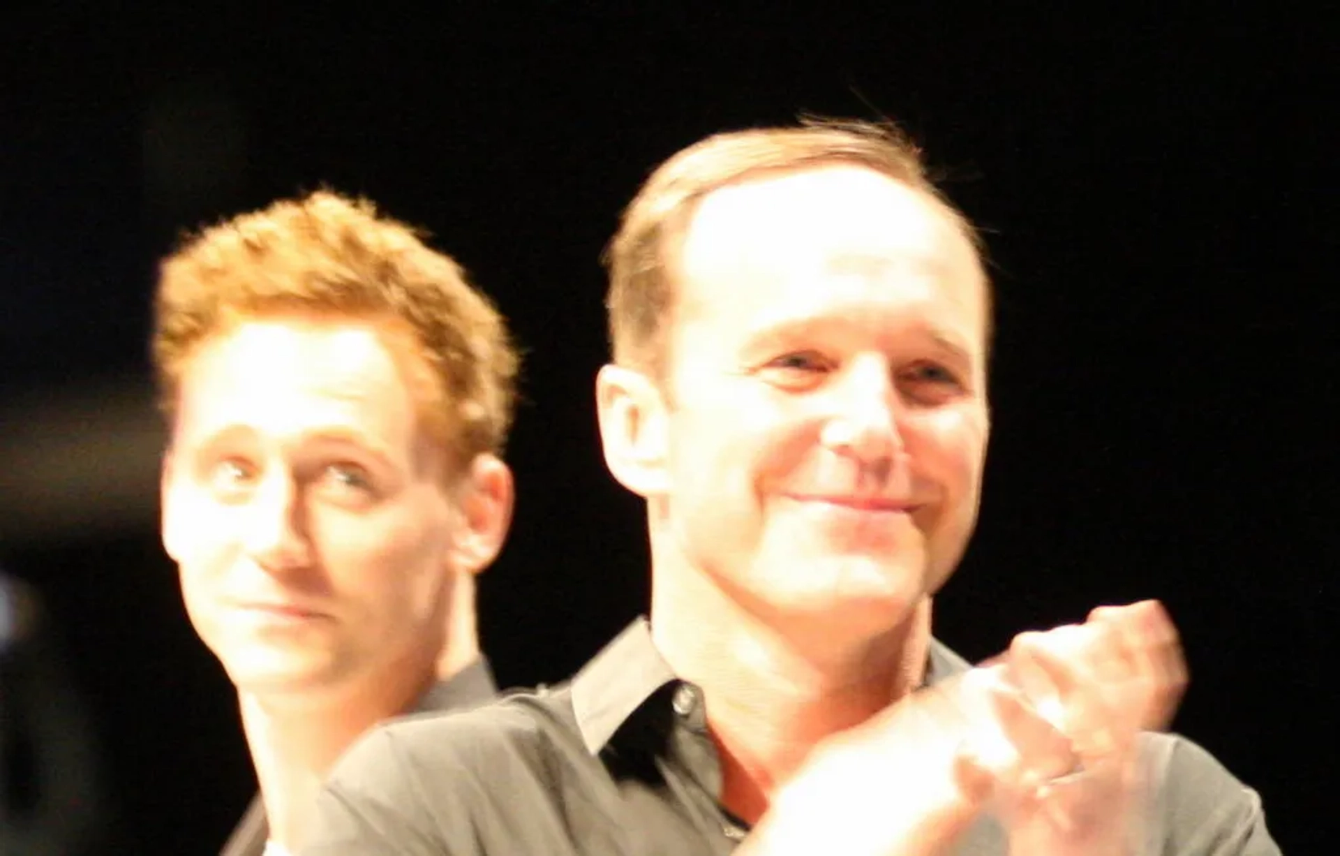 Clark Gregg and Tom Hiddleston at an event for Thor (2011)