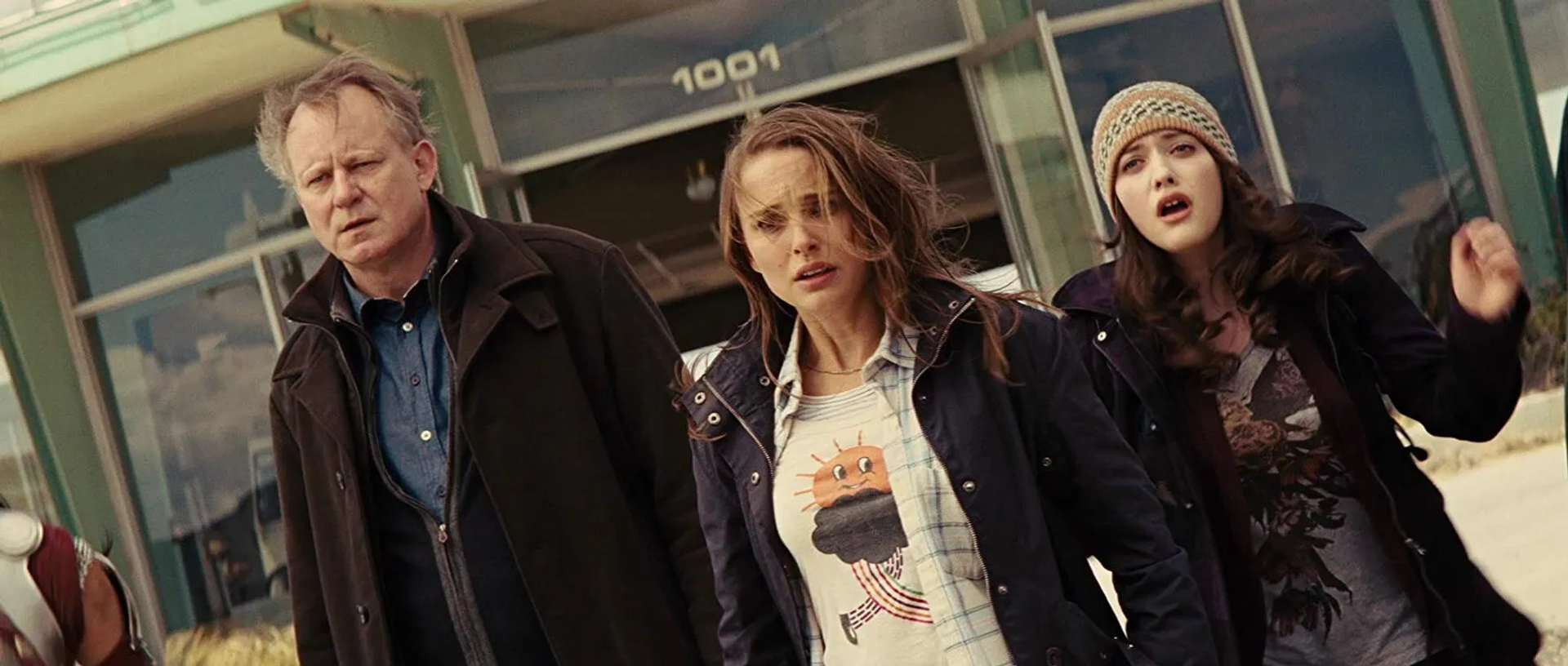 Natalie Portman, Stellan Skarsgård, and Kat Dennings in Thor (2011)