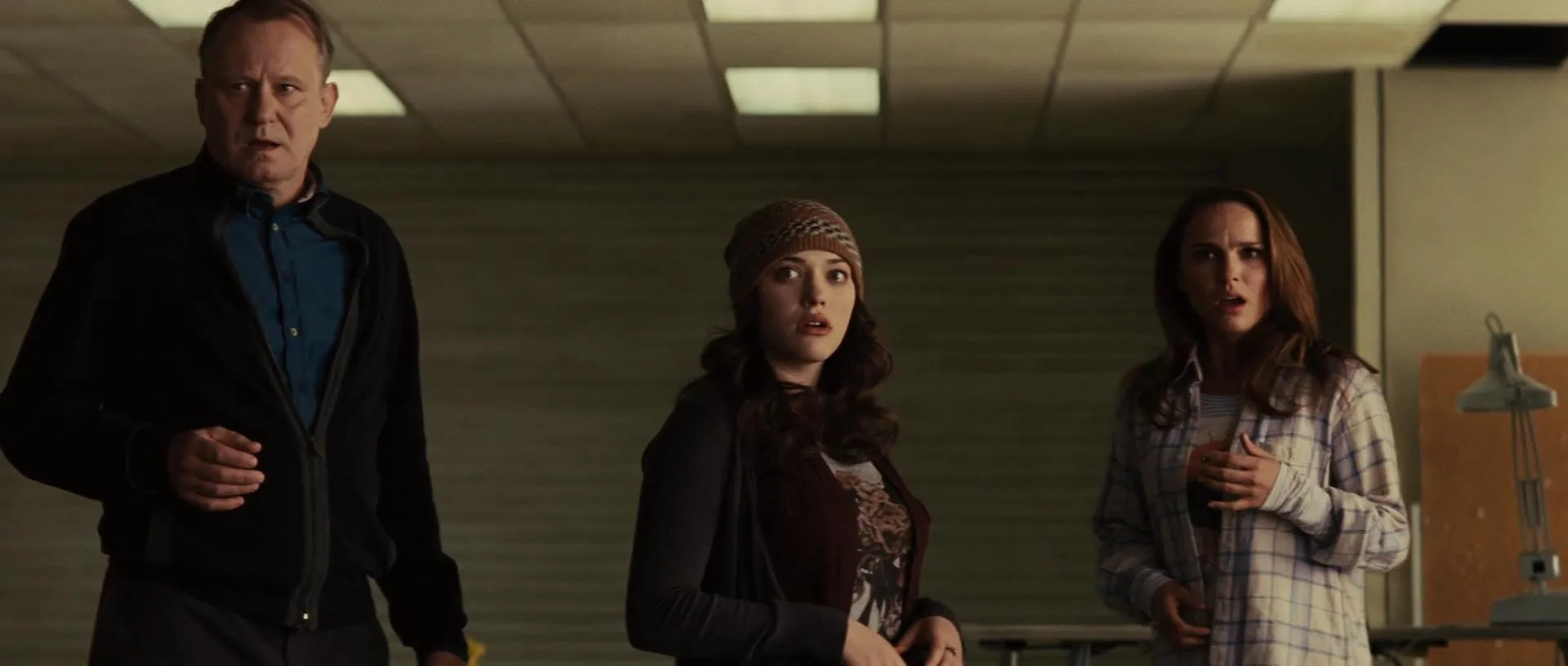 Natalie Portman, Stellan Skarsgård, and Kat Dennings in Thor (2011)