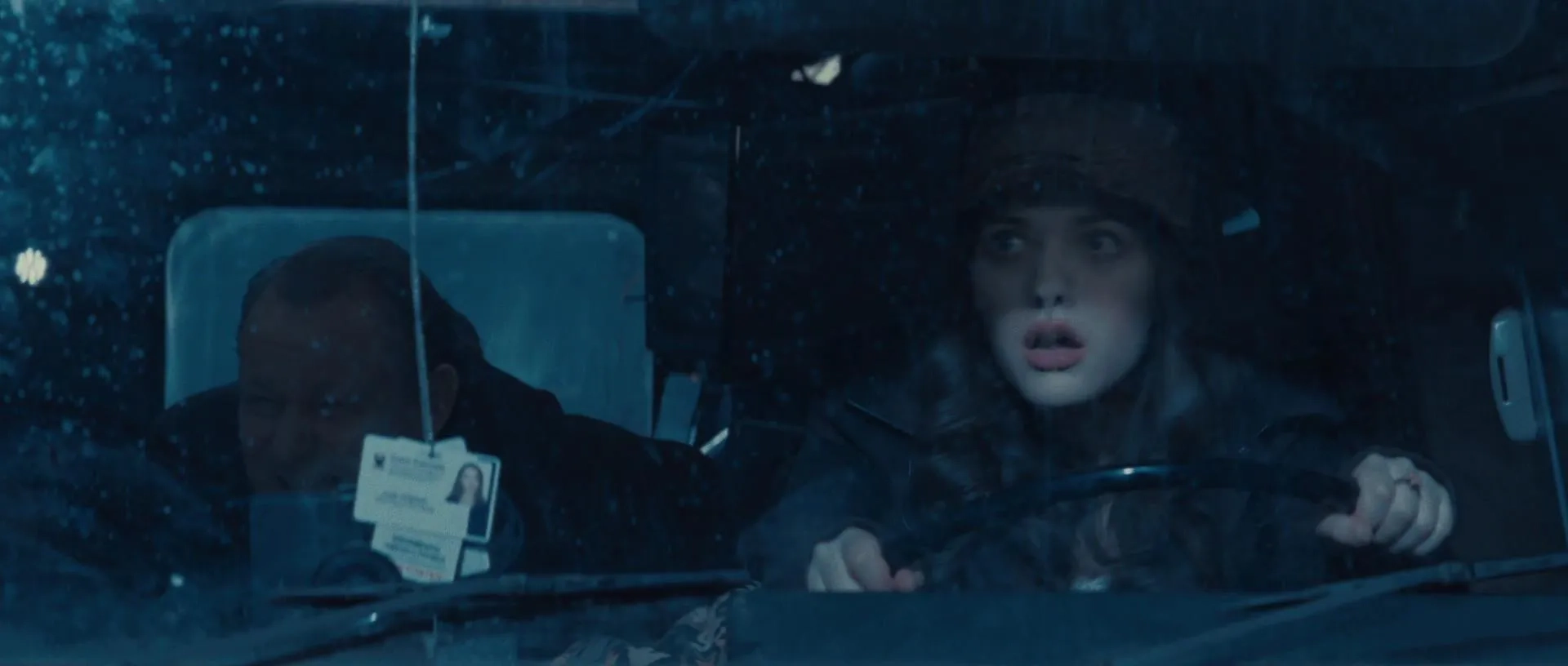 Stellan Skarsgård and Kat Dennings in Thor (2011)