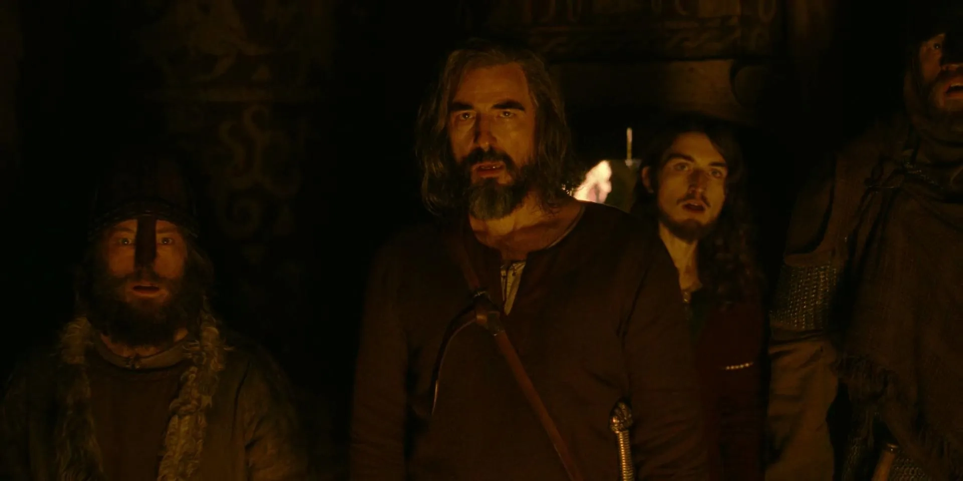 Claes Bang and Gustav Lindh in The Northman (2022)