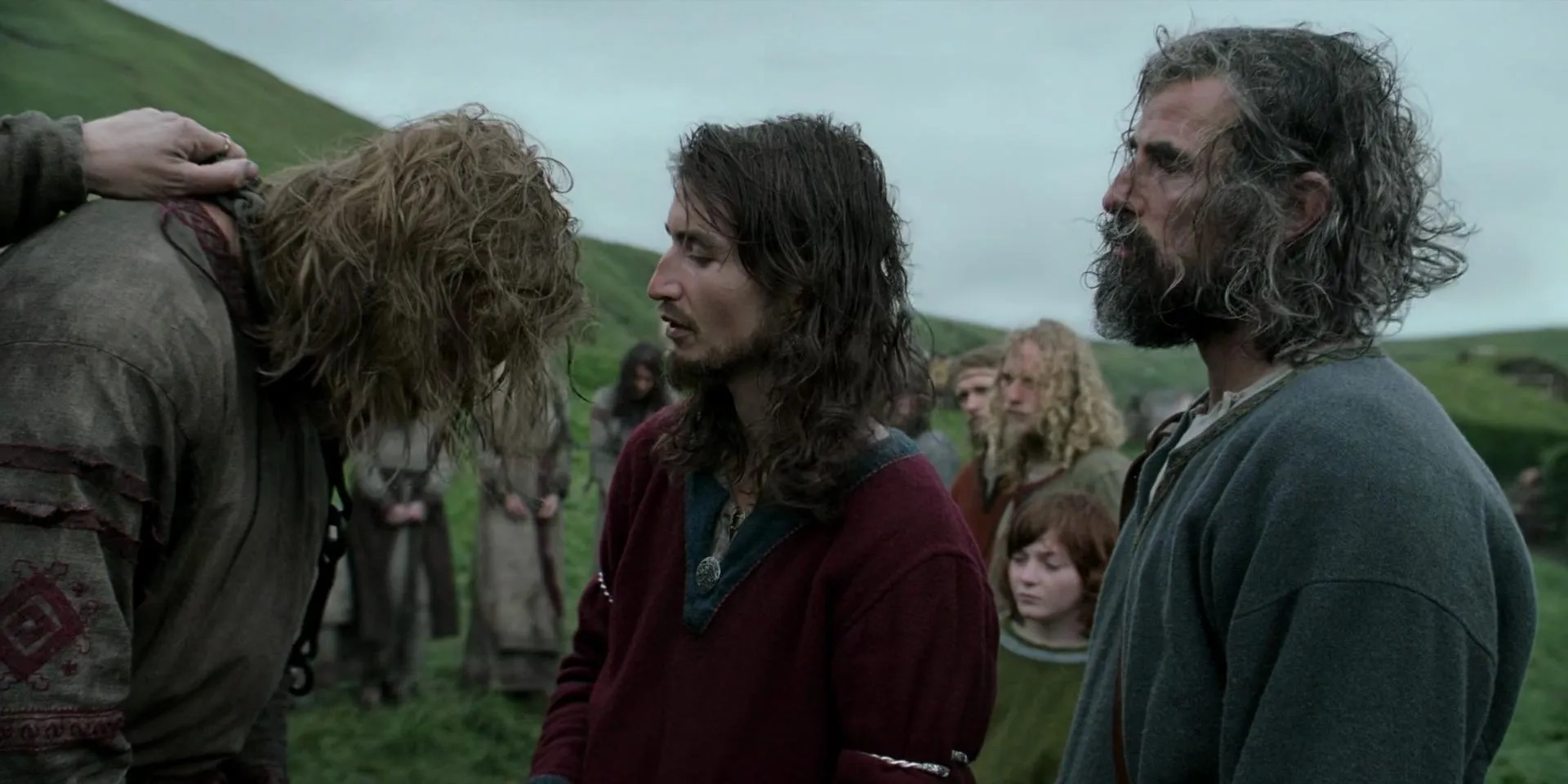 Claes Bang and Gustav Lindh in The Northman (2022)