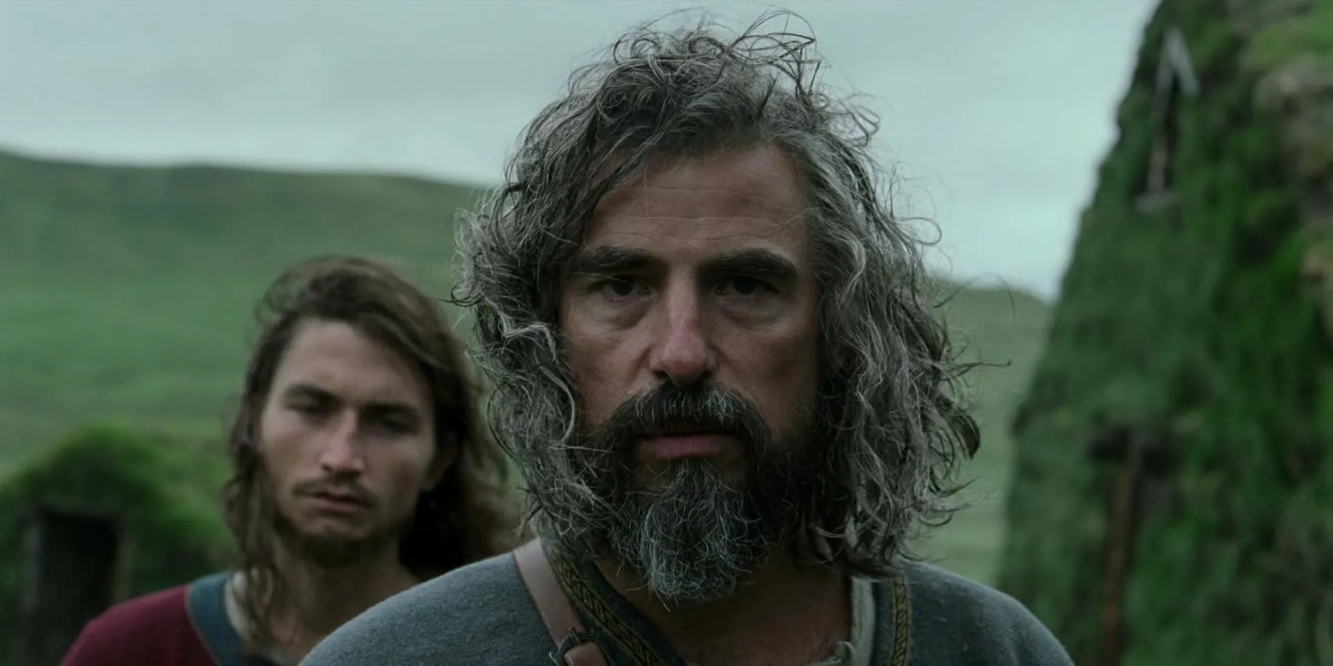 Claes Bang and Gustav Lindh in The Northman (2022)