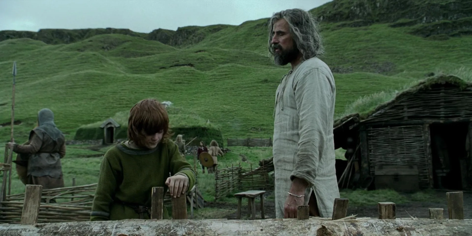 Claes Bang and Elliott Rose in The Northman (2022)