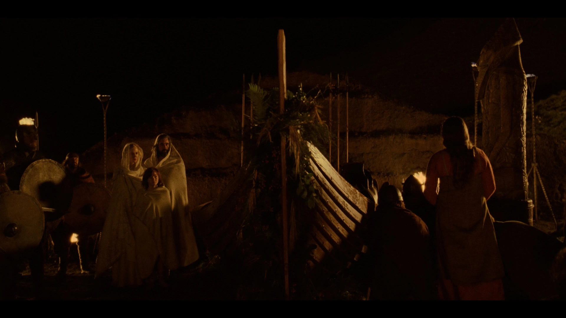 Nicole Kidman, Claes Bang, Elliott Rose, Phill Martin, and Faoileann Cunningham in The Northman (2022)