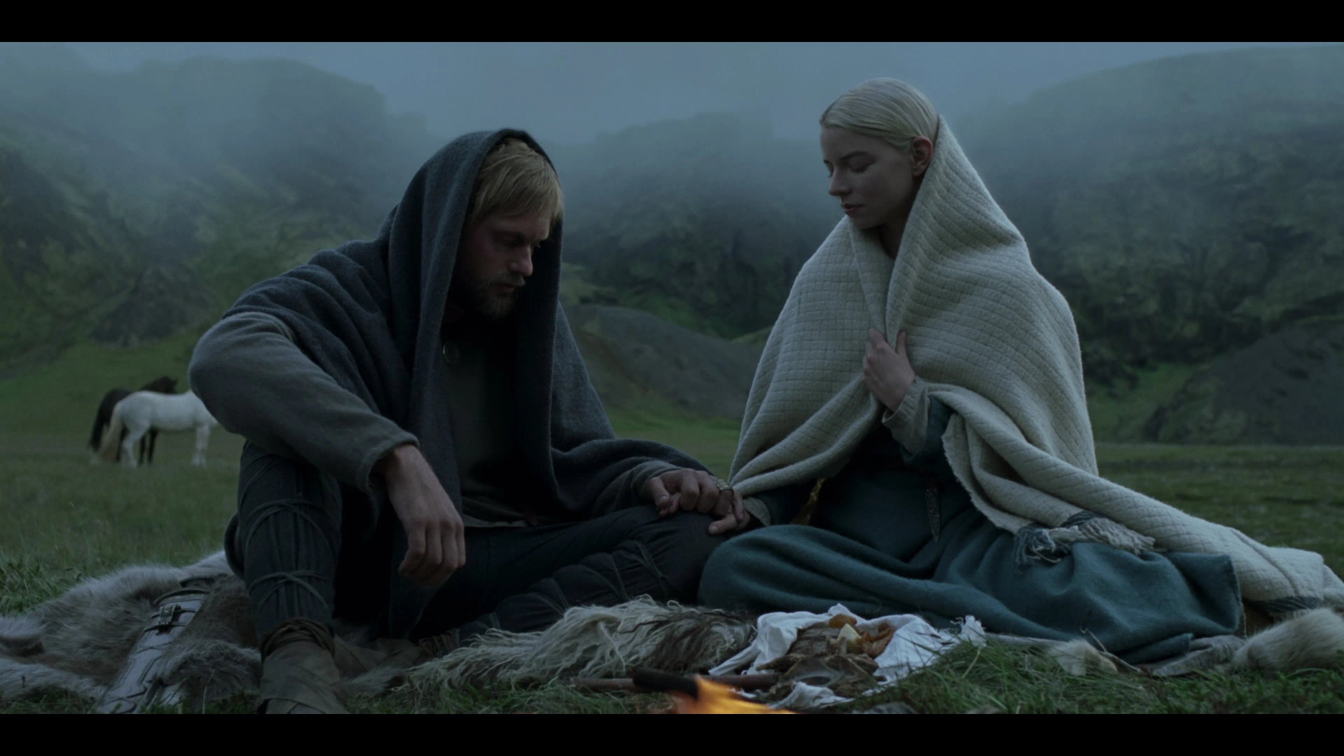 Alexander Skarsgård and Anya Taylor-Joy in The Northman (2022)