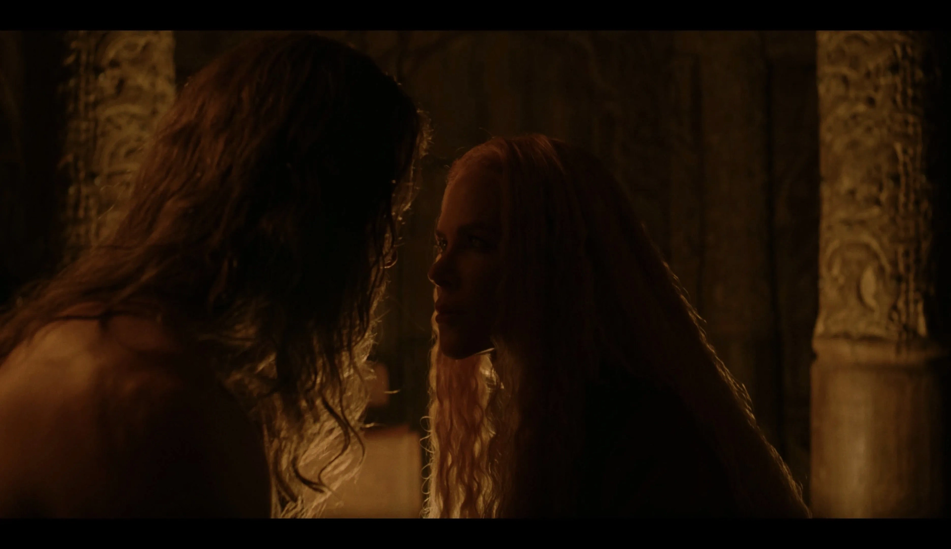 Ethan Hawke and Nicole Kidman in The Northman (2022)