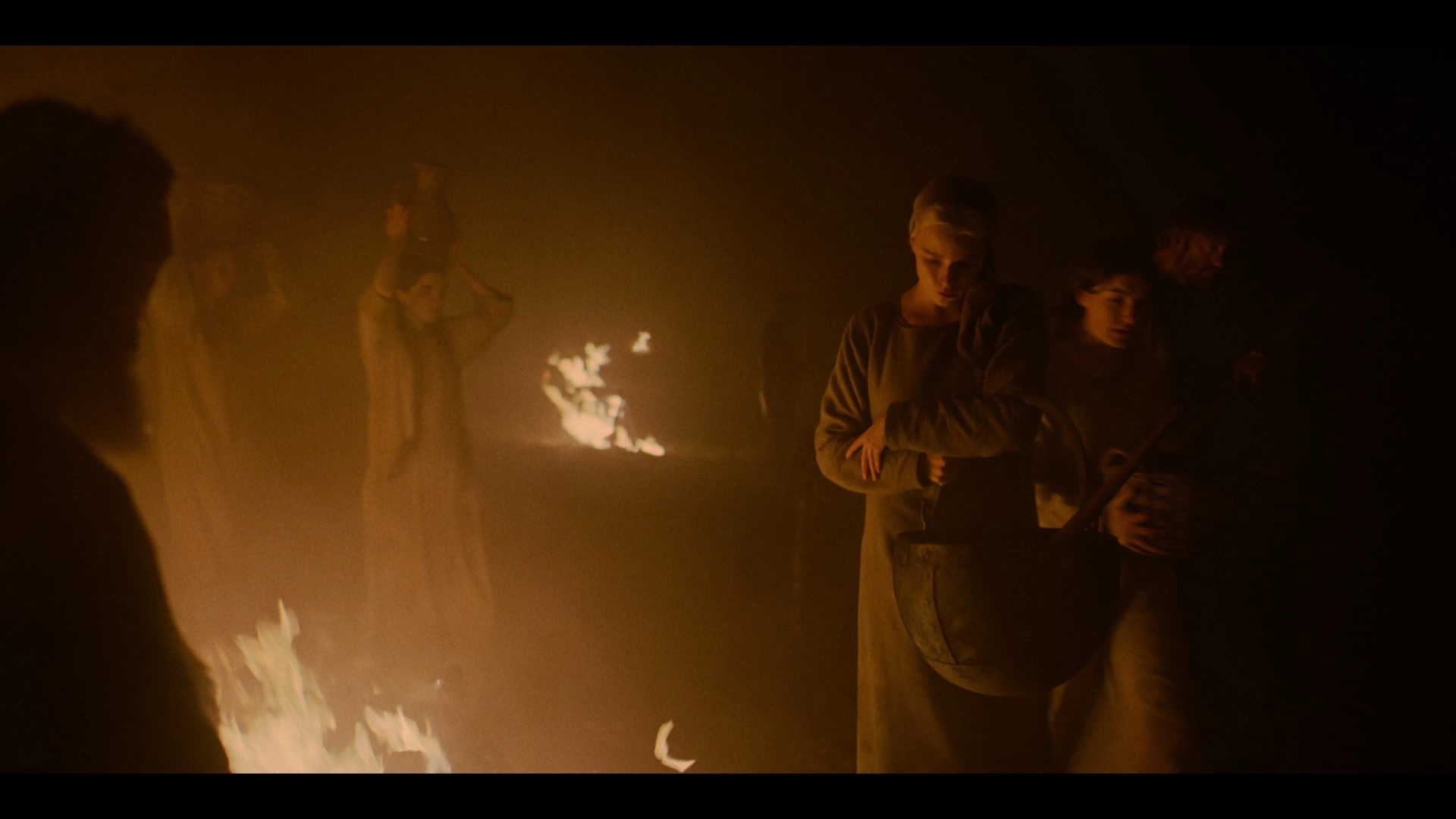 Alexander Skarsgård, Anya Taylor-Joy, Eldar Skar, and Faoileann Cunningham in The Northman (2022)