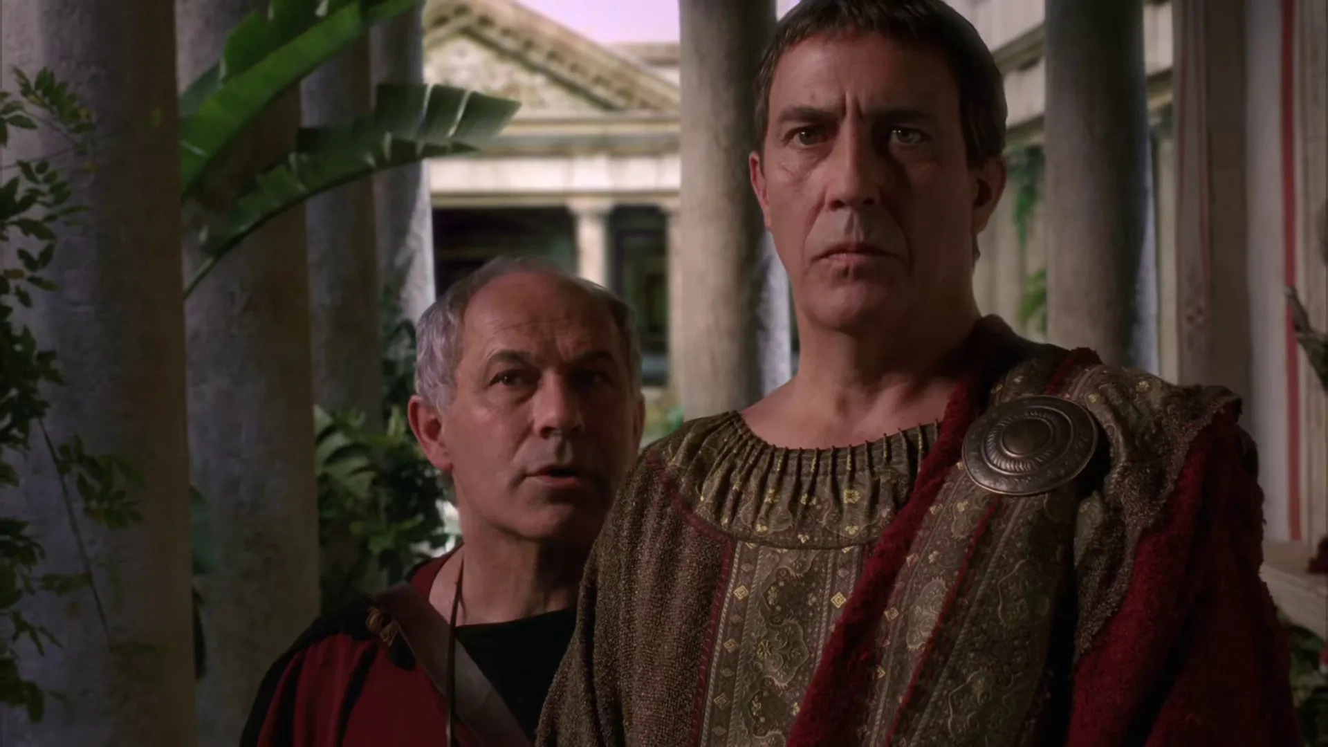 Ciarán Hinds and Nicholas Woodeson in Rome (2005)