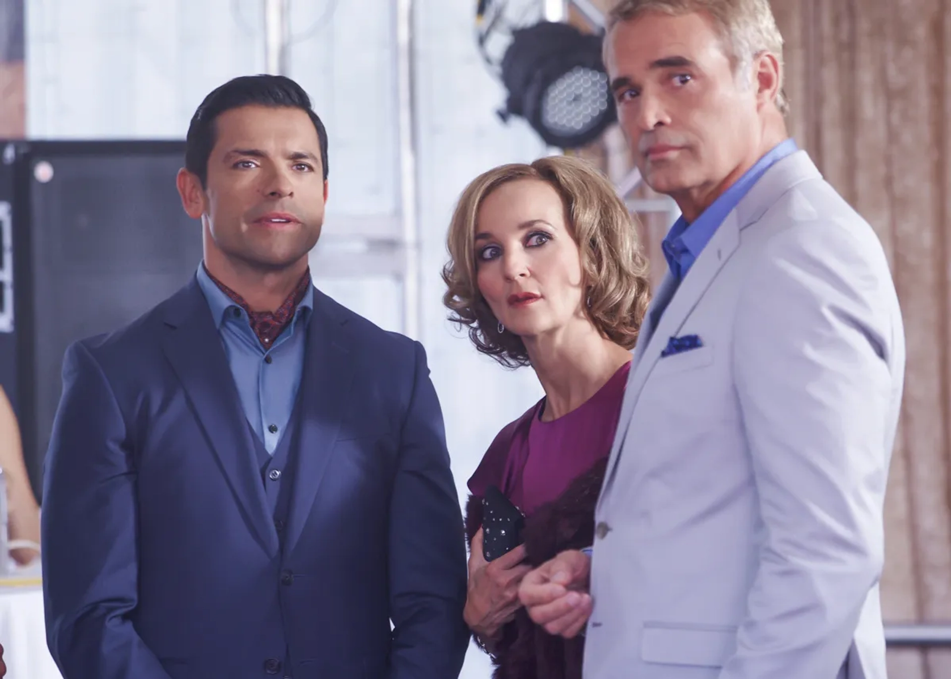 Mark Brandon, Mark Consuelos, and Michelle Brezinski in Riverdale (2017)