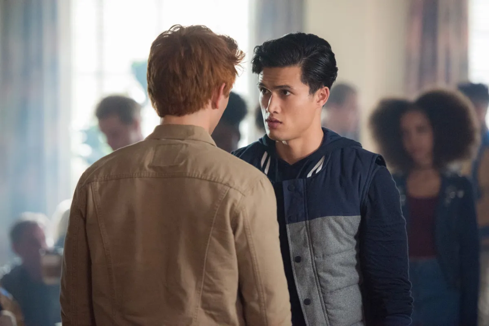 K.J. Apa and Charles Melton in Riverdale (2017)