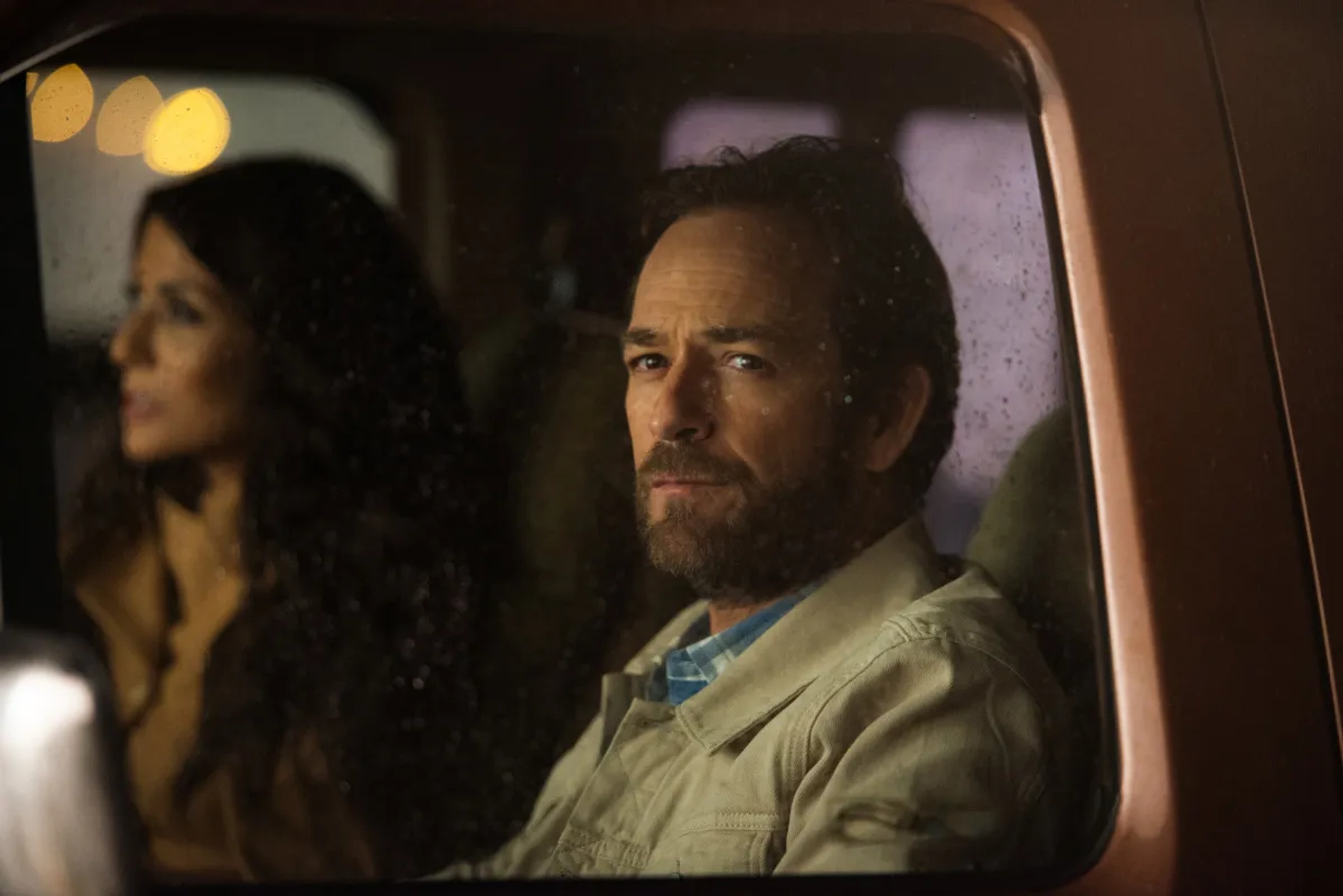 Luke Perry and Marisol Nichols in Riverdale (2017)