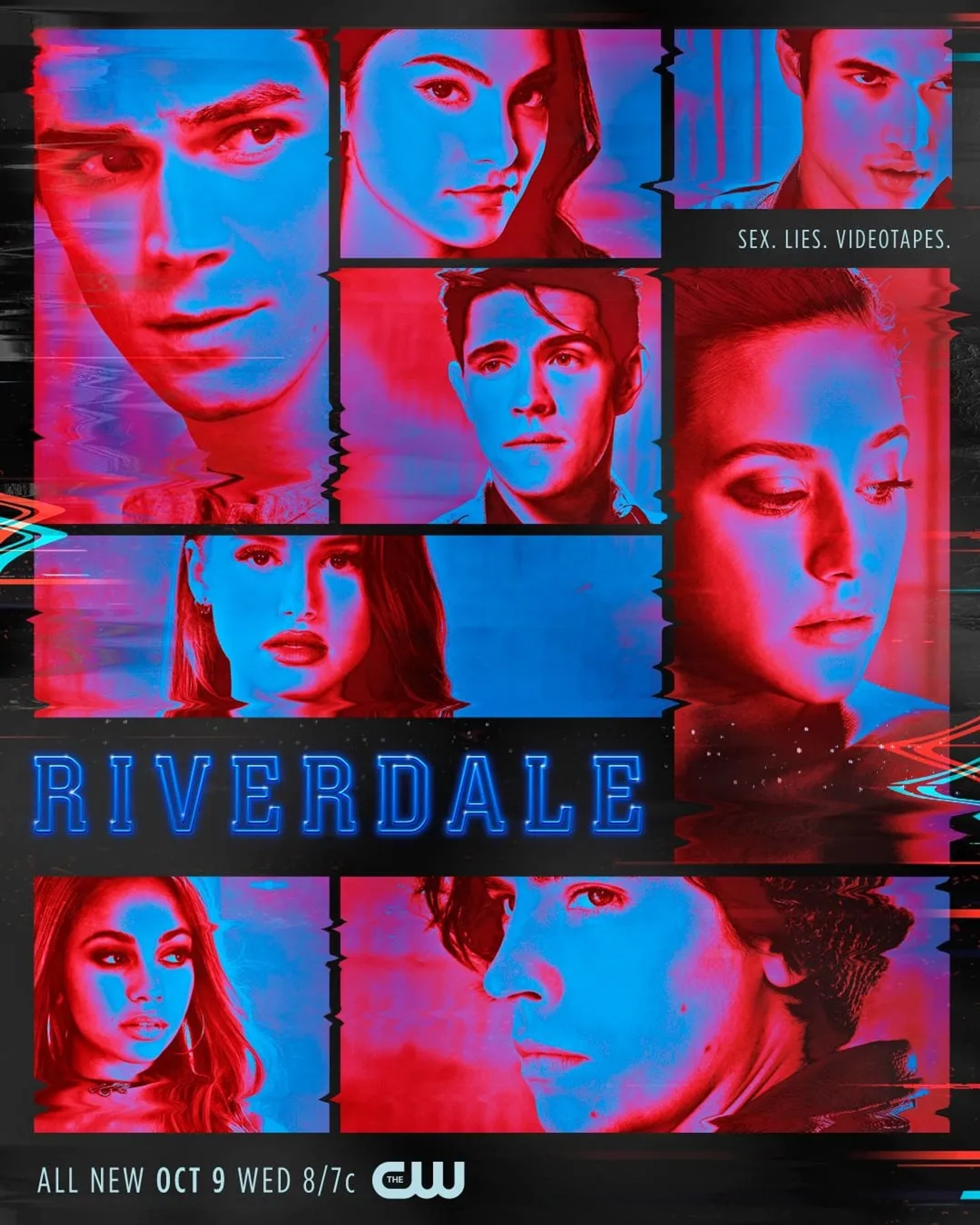 Vanessa Morgan, Cole Sprouse, Lili Reinhart, Camila Mendes, K.J. Apa, Charles Melton, Madelaine Petsch, and Casey Cott in Riverdale (2017)