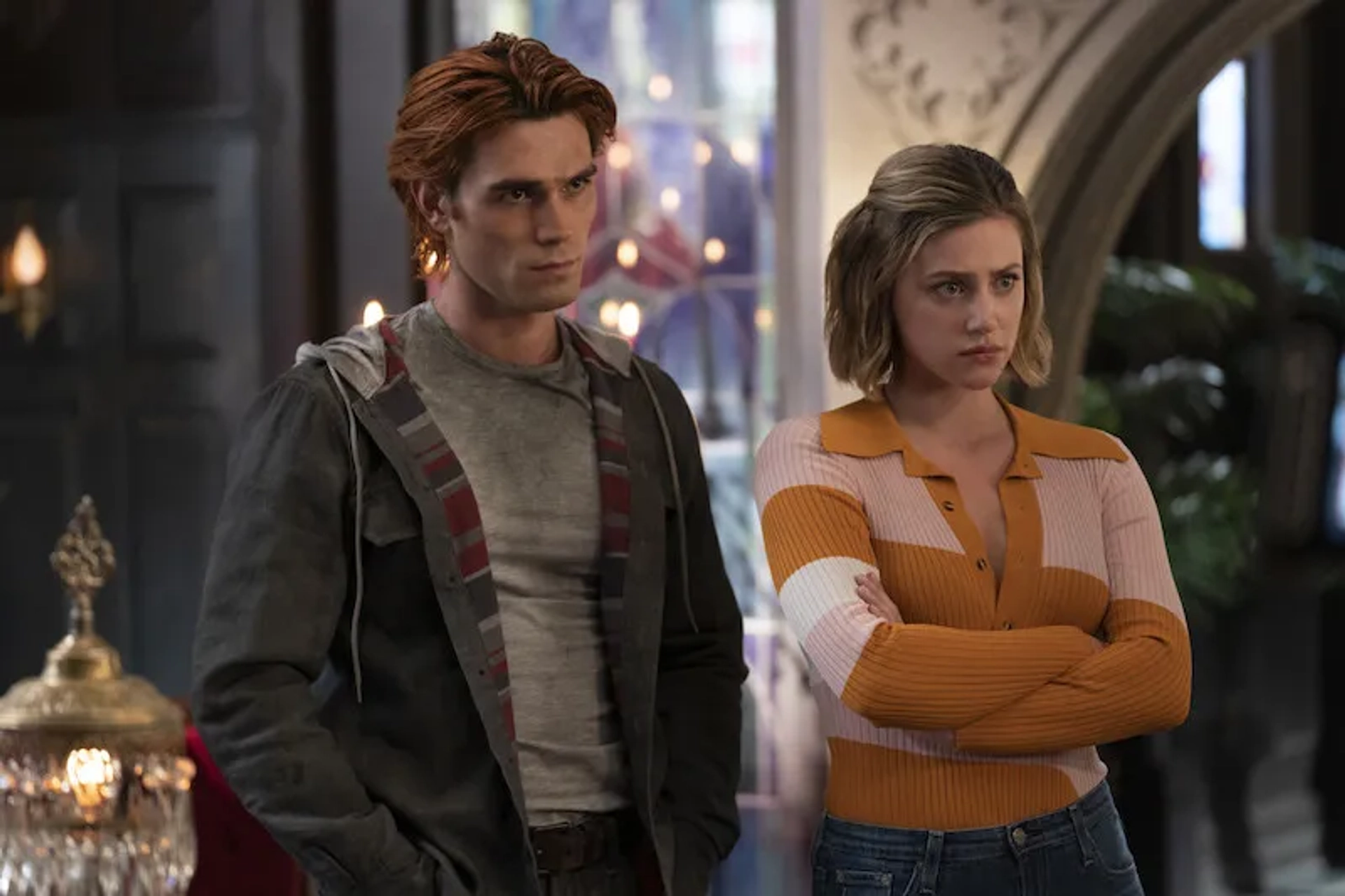 Lili Reinhart and K.J. Apa in Riverdale: Chapter One Hundred and Seventeen: Night of the Comet (2022)