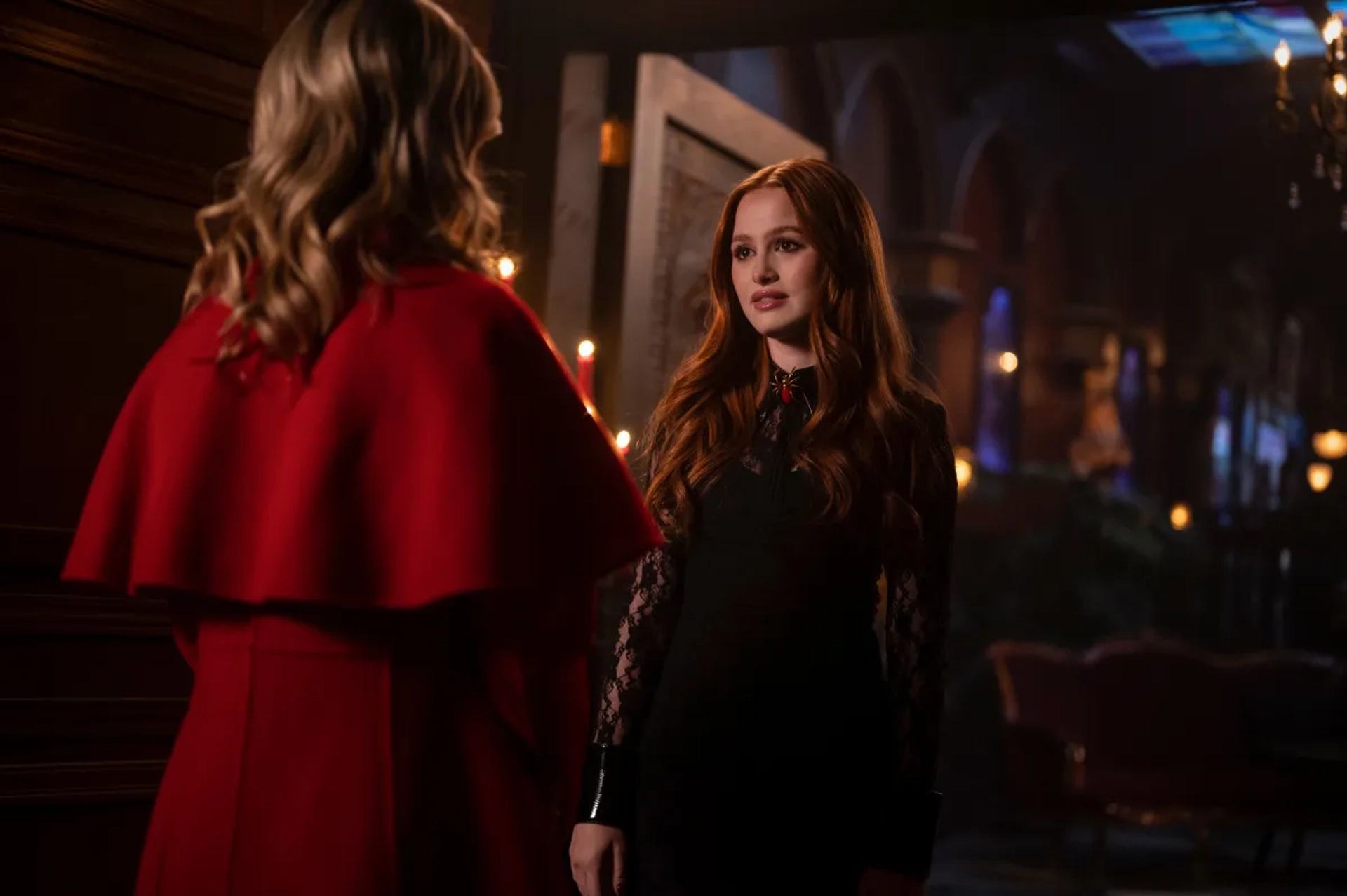 Kiernan Shipka and Madelaine Petsch in Riverdale: Chapter Ninety-Nine: The Witching Hour(s) (2021)