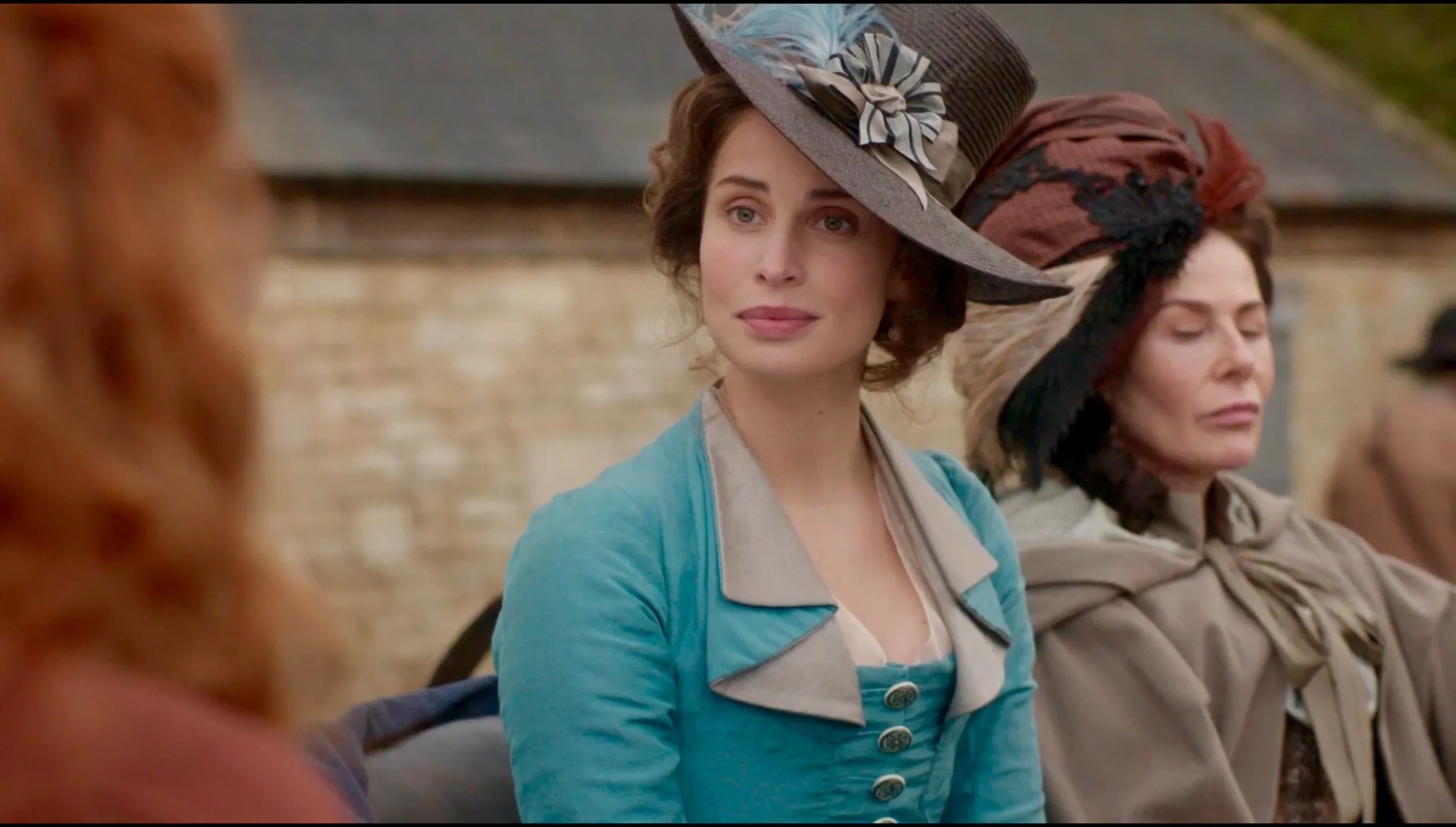 Sally Dexter and Heida Reed in Poldark (2015)