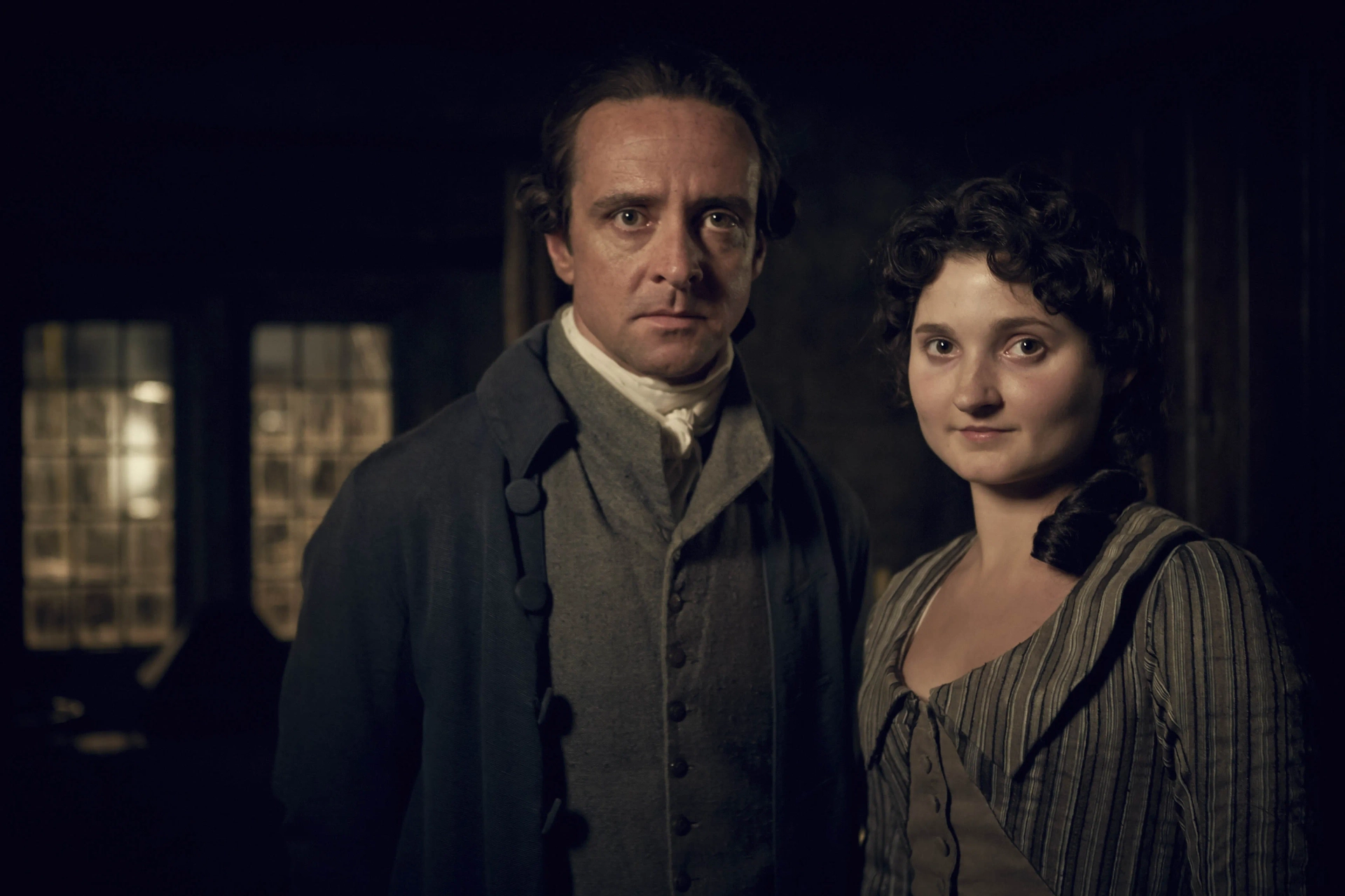 Richard Harrington and Ruby Bentall in Poldark (2015)