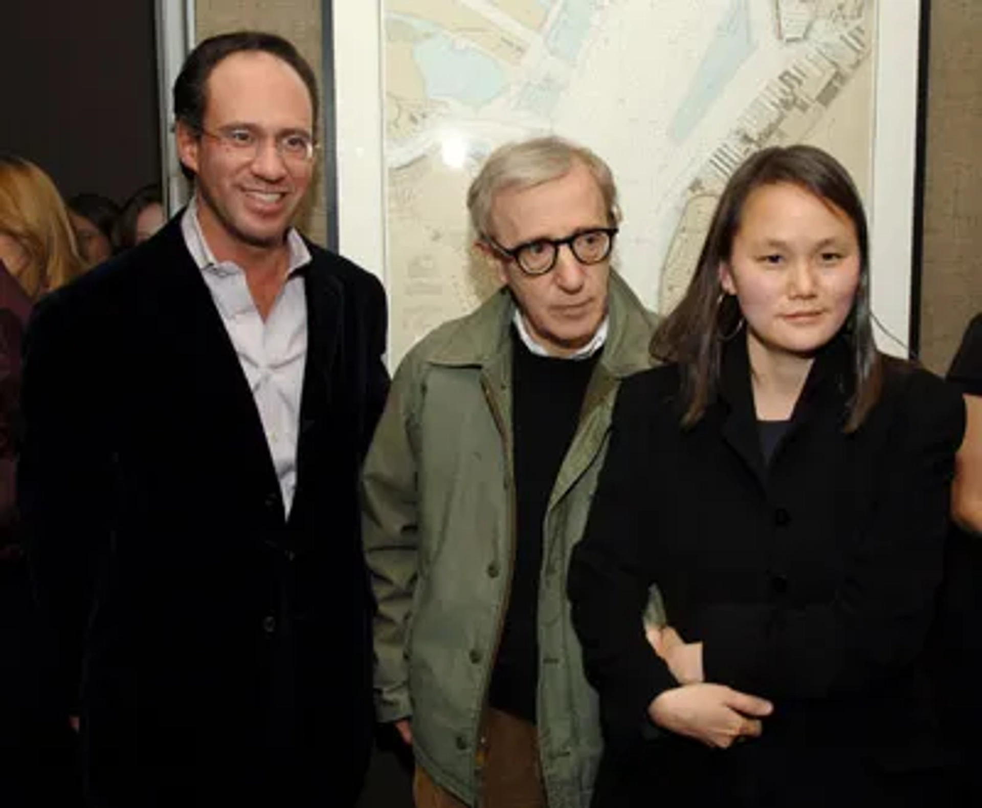 Woody Allen and Soon-Yi Previn at an event for Match Point (2005)