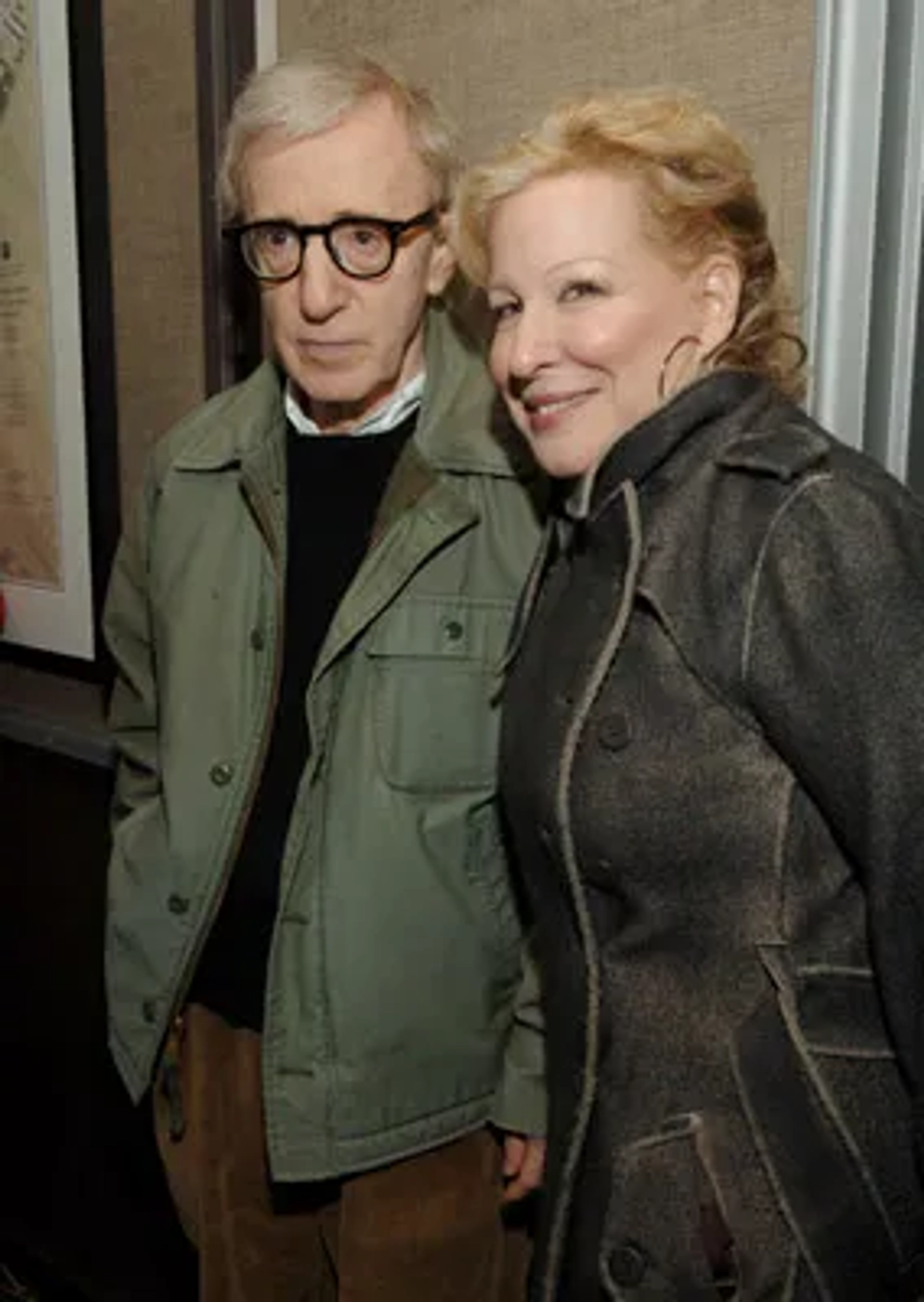 Woody Allen and Bette Midler at an event for Match Point (2005)