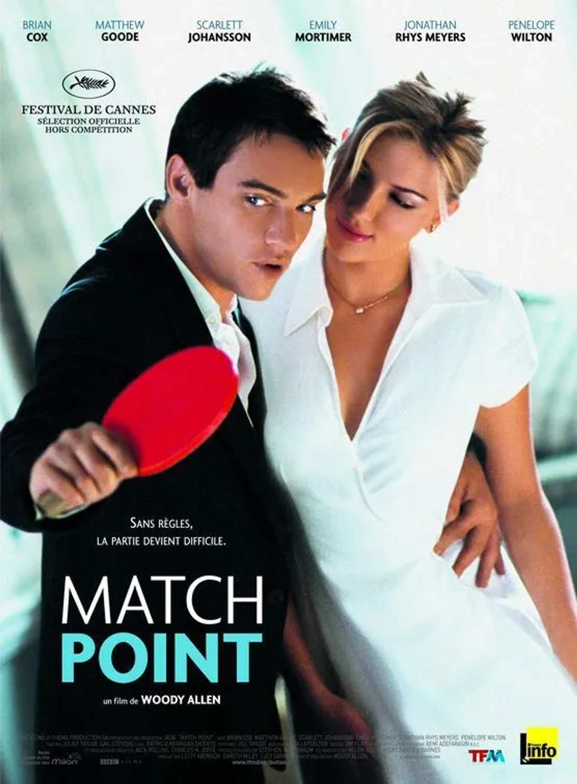 Jonathan Rhys Meyers and Scarlett Johansson in Match Point (2005)