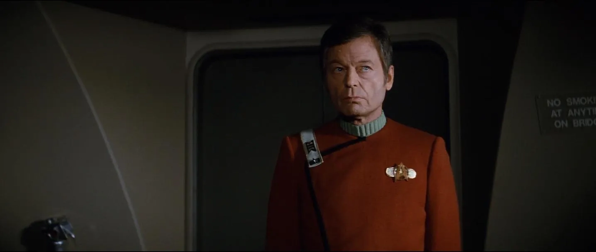 DeForest Kelley in Star Trek II: The Wrath of Khan (1982)