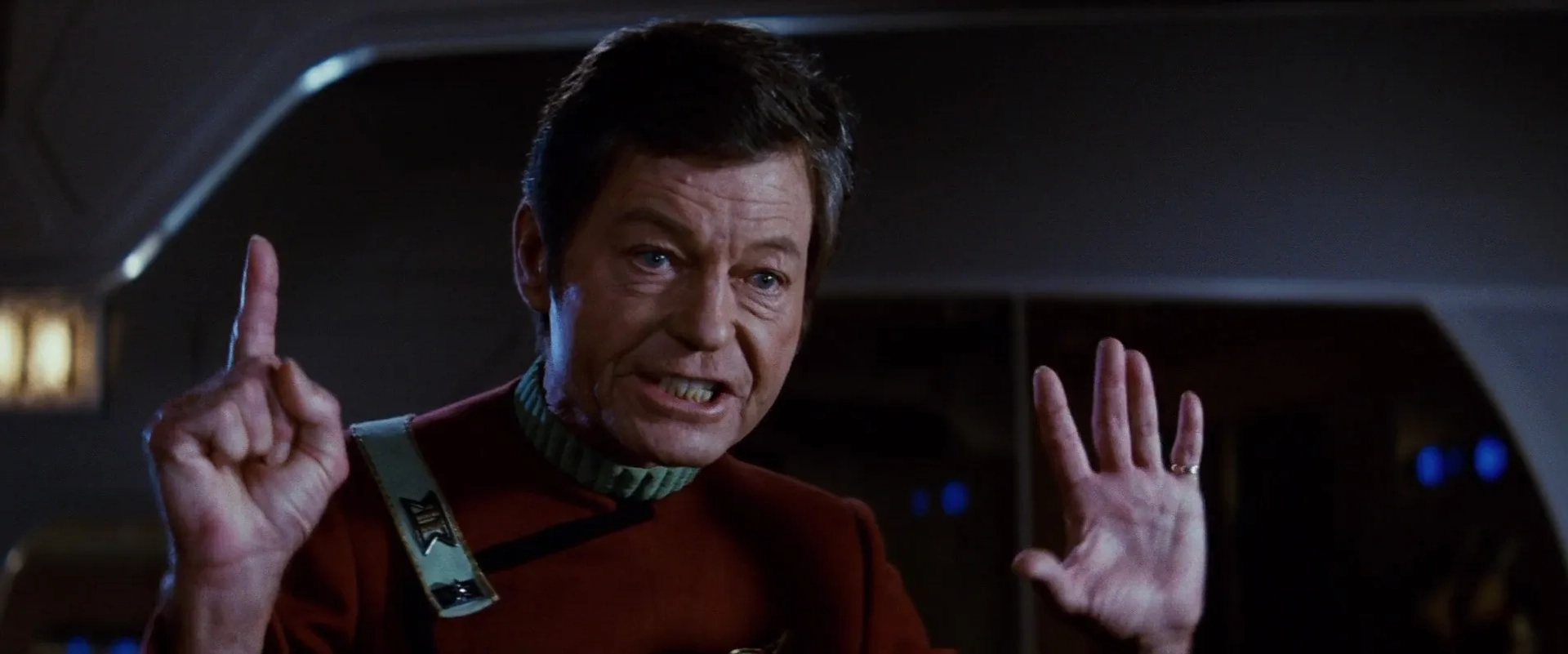 DeForest Kelley in Star Trek II: The Wrath of Khan (1982)