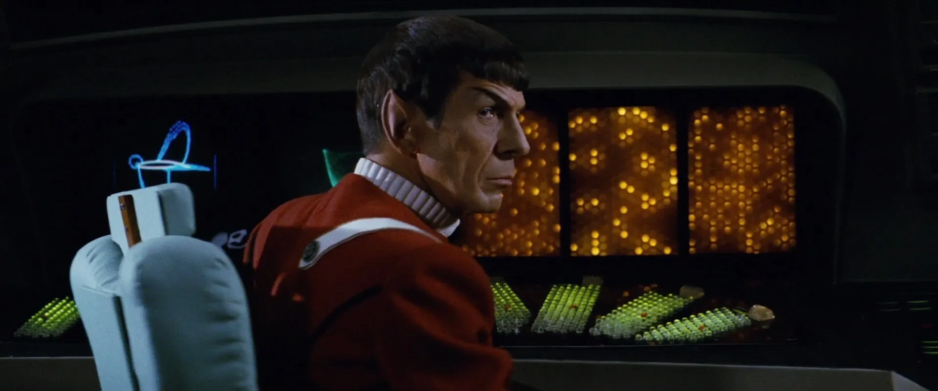 Leonard Nimoy in Star Trek II: The Wrath of Khan (1982)