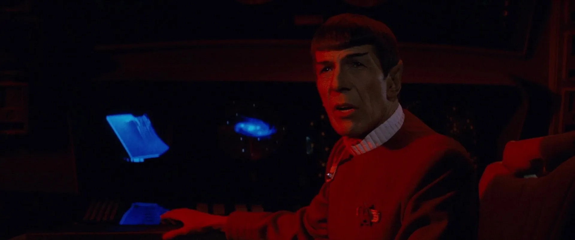 Leonard Nimoy in Star Trek II: The Wrath of Khan (1982)