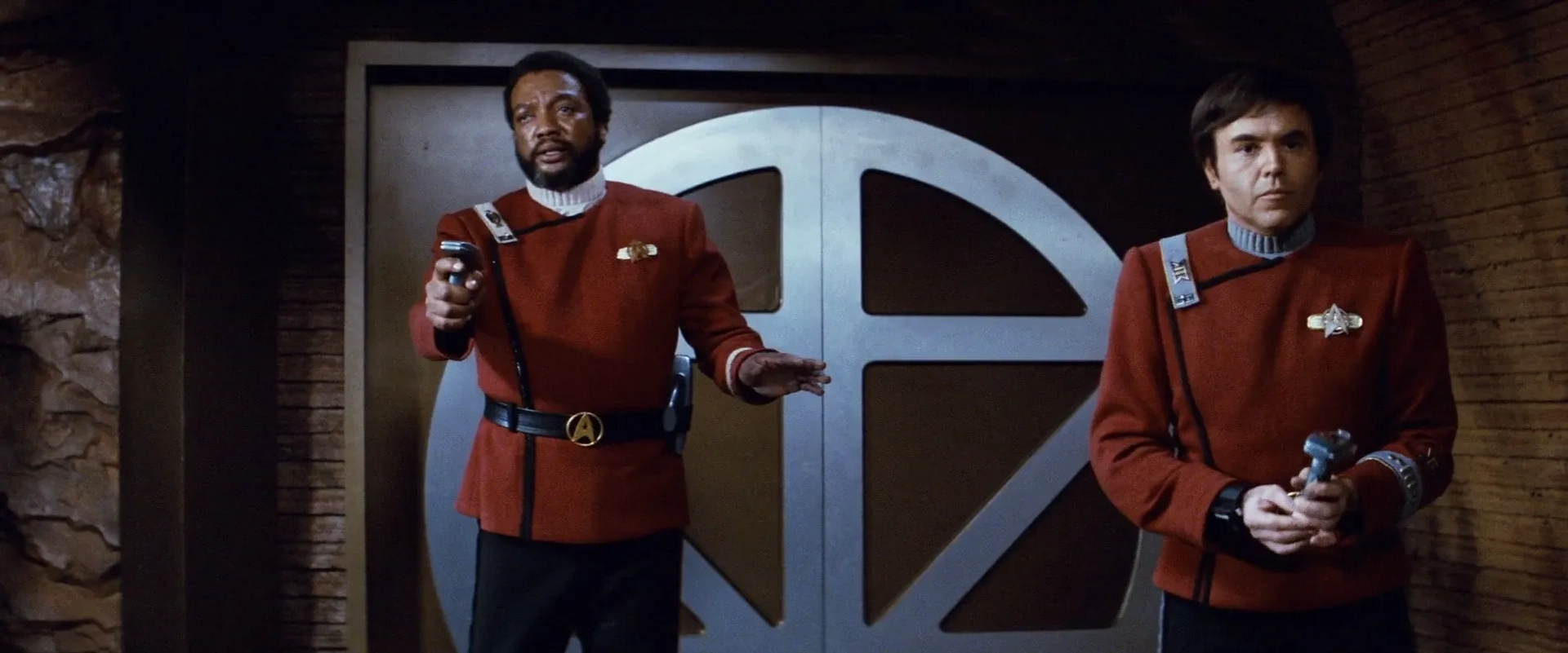 William Shatner and Paul Winfield in Star Trek II: The Wrath of Khan (1982)