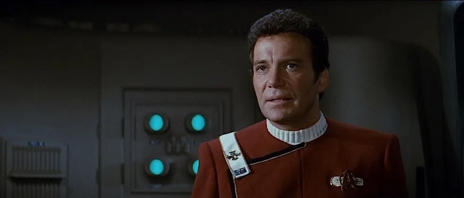 William Shatner in Star Trek II: The Wrath of Khan (1982)