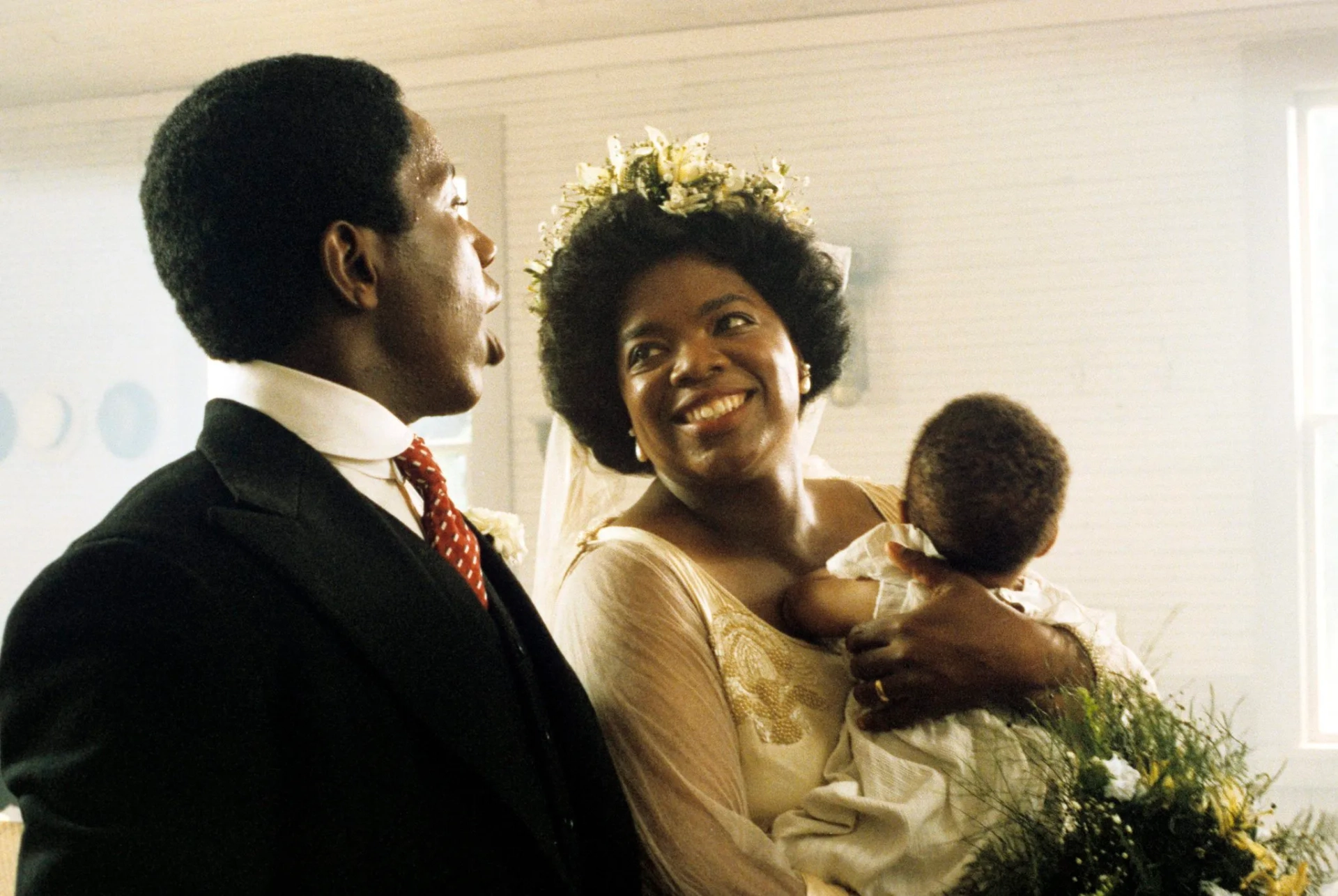 Oprah Winfrey and Willard E. Pugh in The Color Purple (1985)