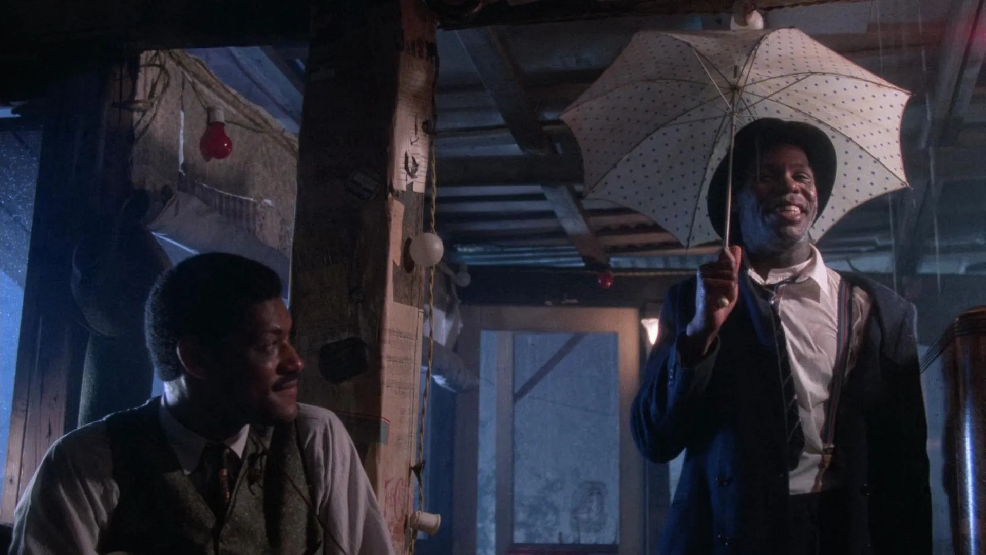 Laurence Fishburne and Danny Glover in The Color Purple (1985)