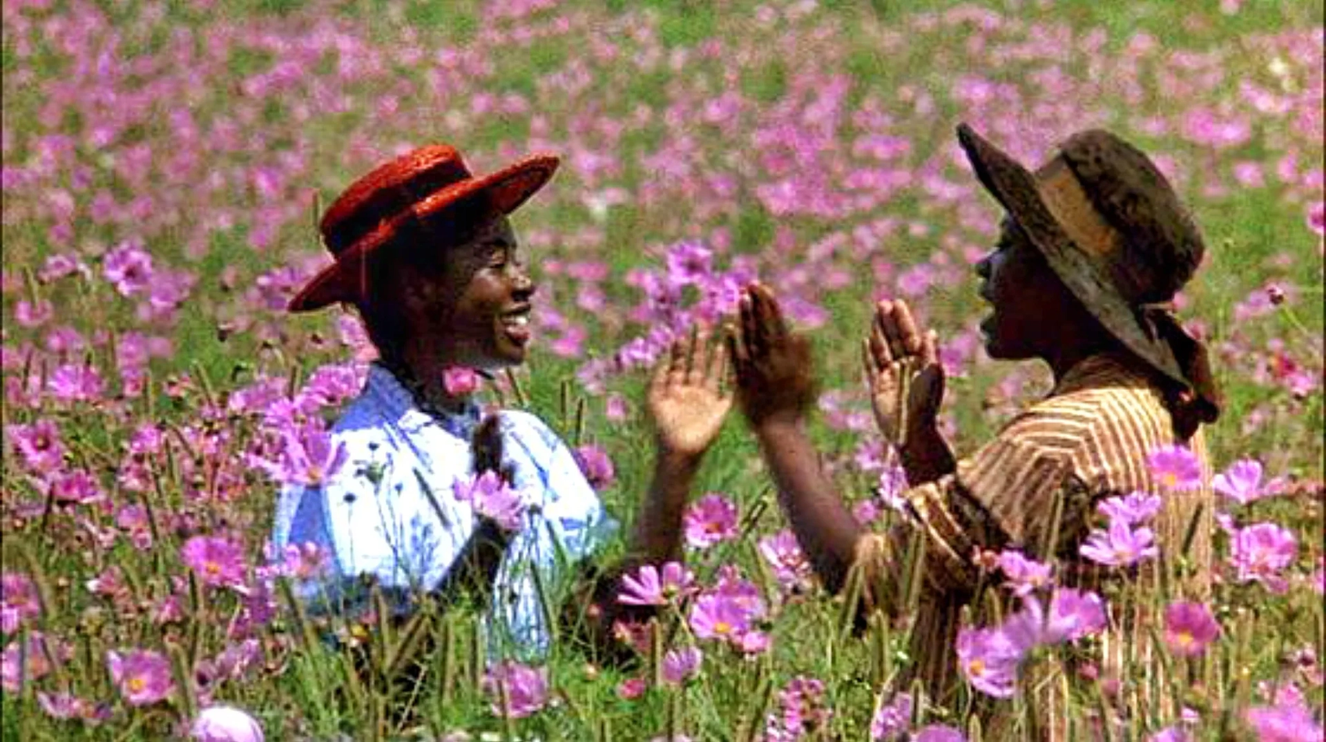 Akosua Busia and Desreta Jackson in The Color Purple (1985)